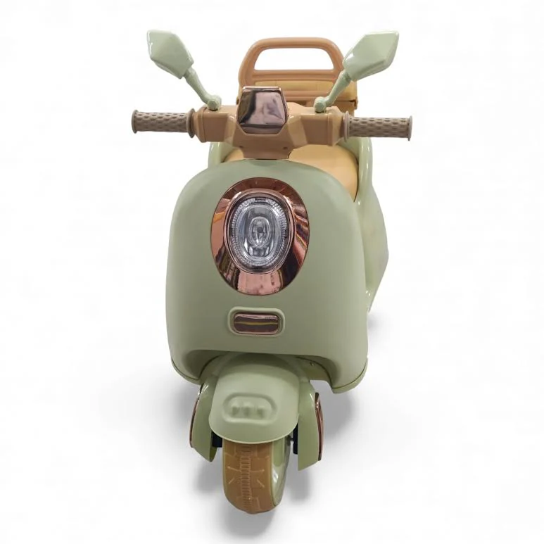 Kids Ride On Scooter Olive & Brown - Image 4