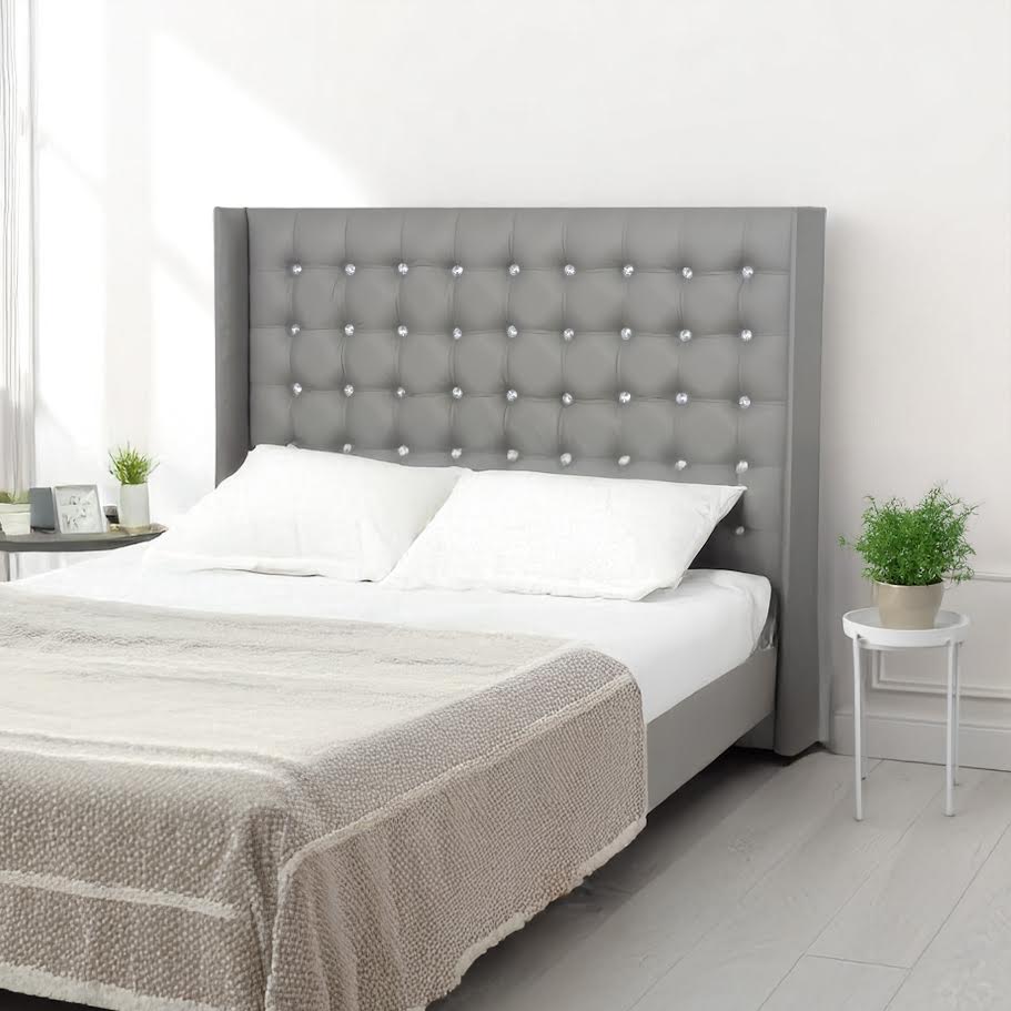 Lexus Headboard (Fits Up To Queen) Grey - Image 2