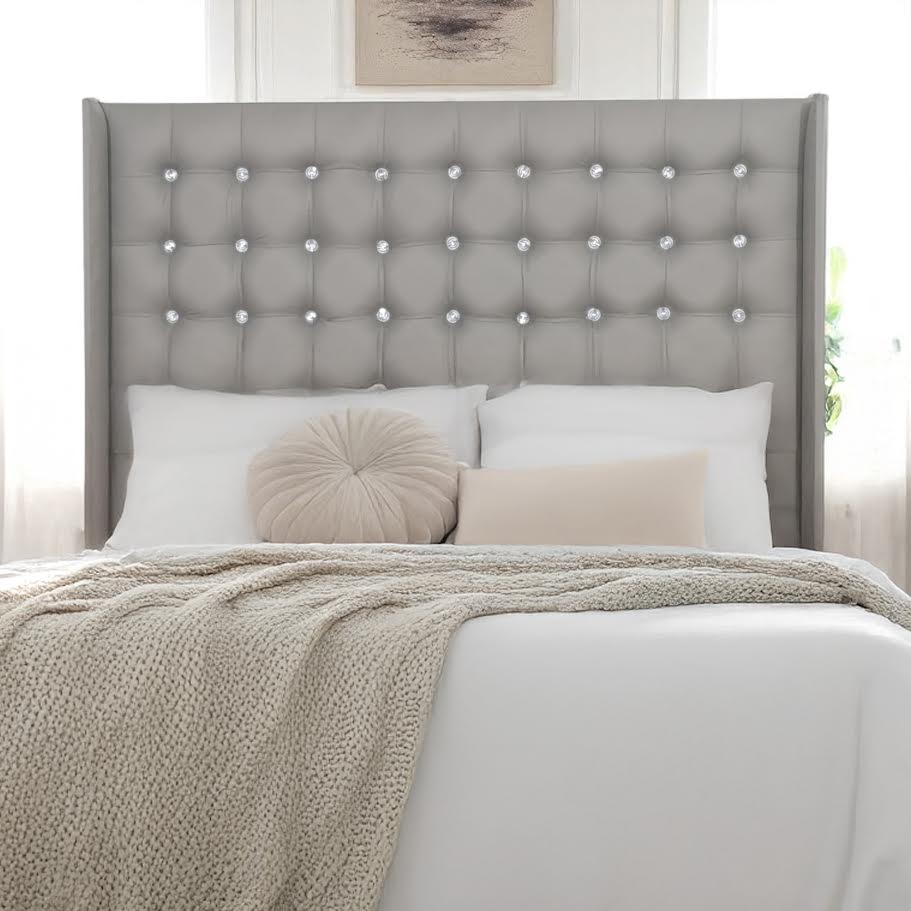 Lexus Headboard (Fits Up To Queen) Grey - Image 4