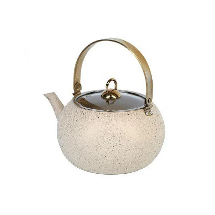 Leydi 3Lt Teapot with 4 Piece Coffee Pot Set Cream - Image 3
