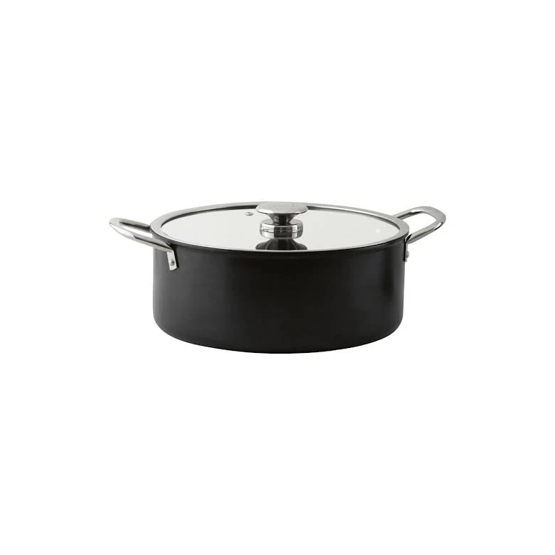 Leydi Mia Derin 22cm Deep Casserole Black