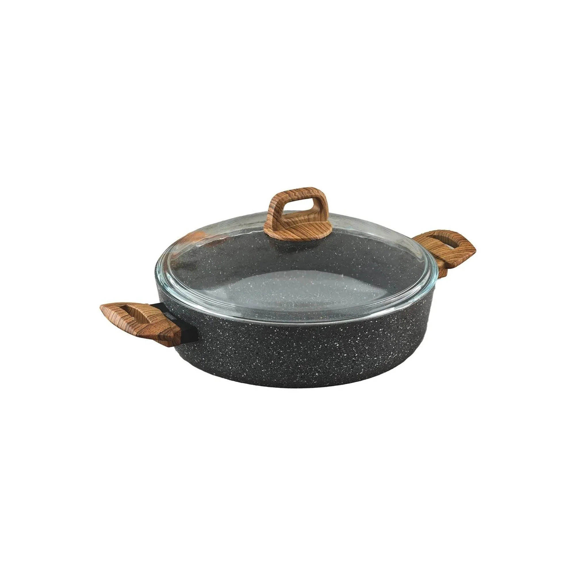 Leydi Natura Kısa 24cm Low Casserole Grey