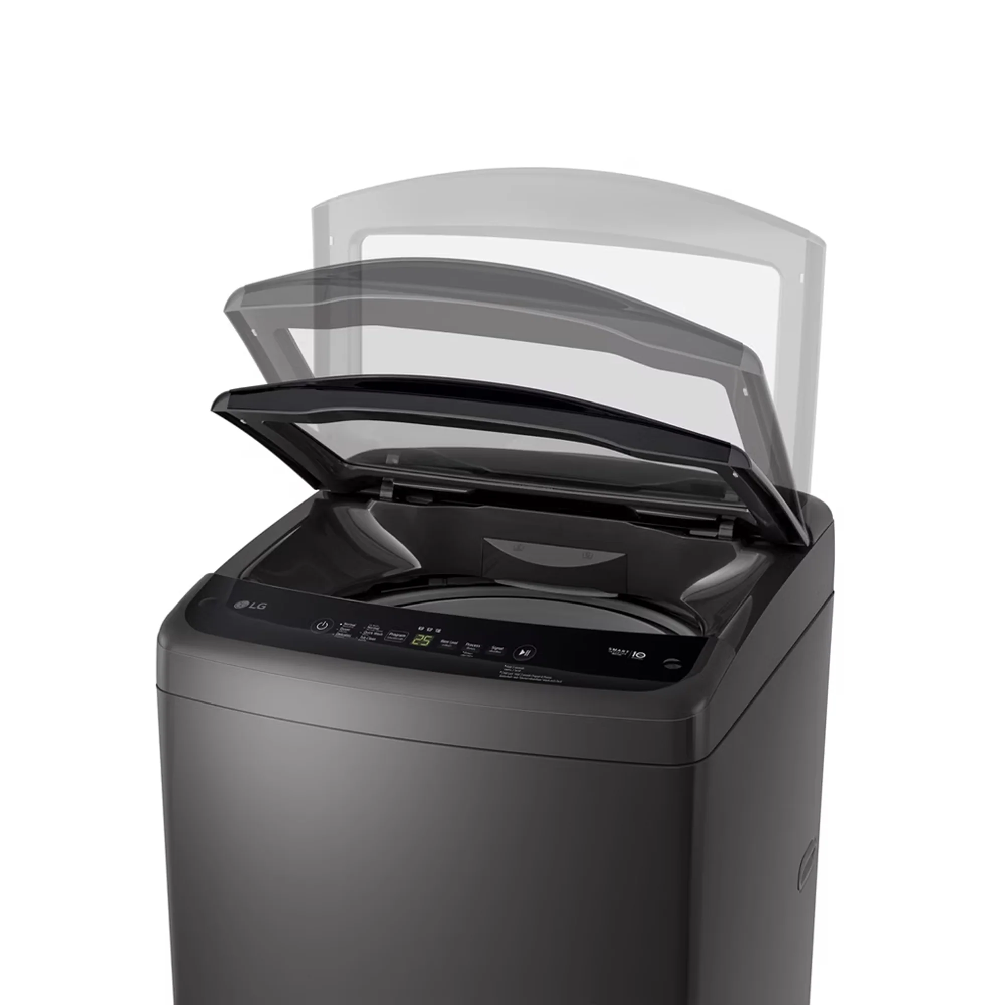 LG 18KG BLACK SMART INVERTER TOP LOADER WASH MACHINE - Image 3