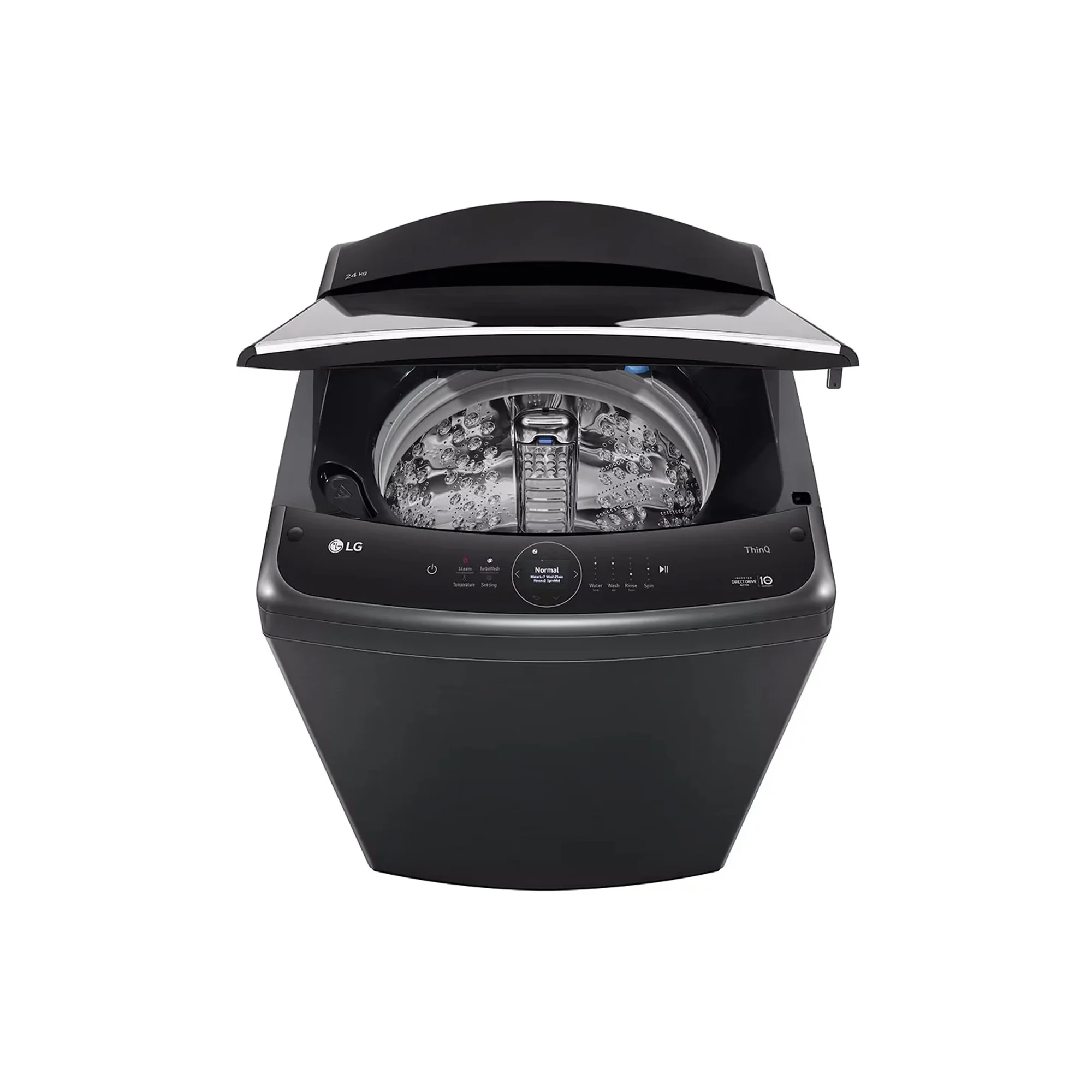 LG 24kg Black Top Load Washing Machine - T24H9EFHSTP - Image 4