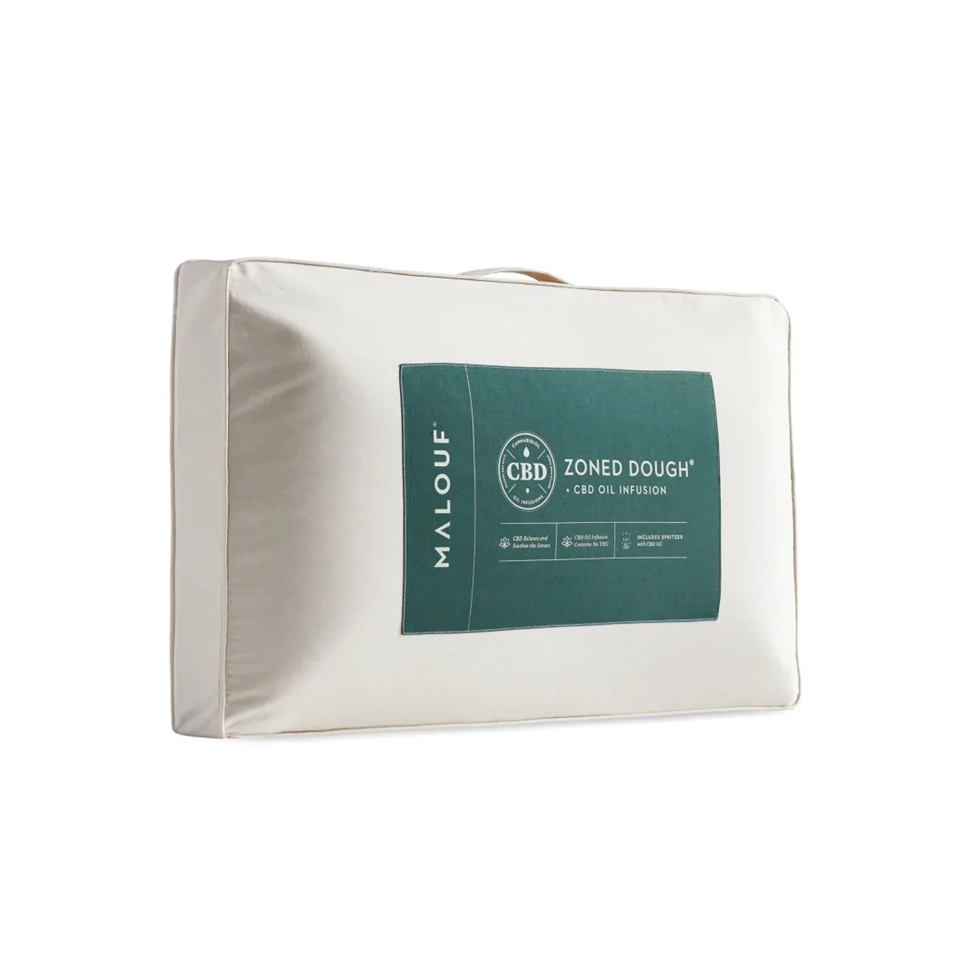 Malouf Z Zoned CBD Aromatherapy Pillow Green - Image 4