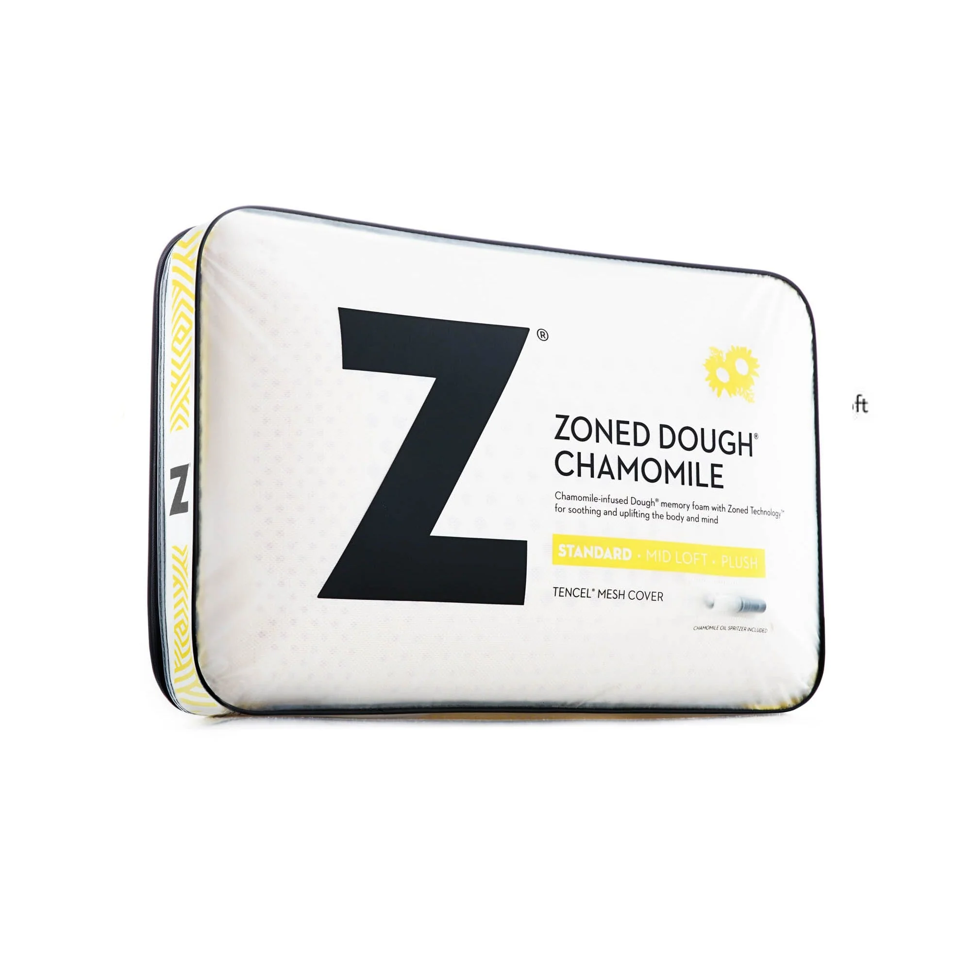 Malouf Z Zoned Chamomile Aromatherapy Pillow Yellow - Image 2