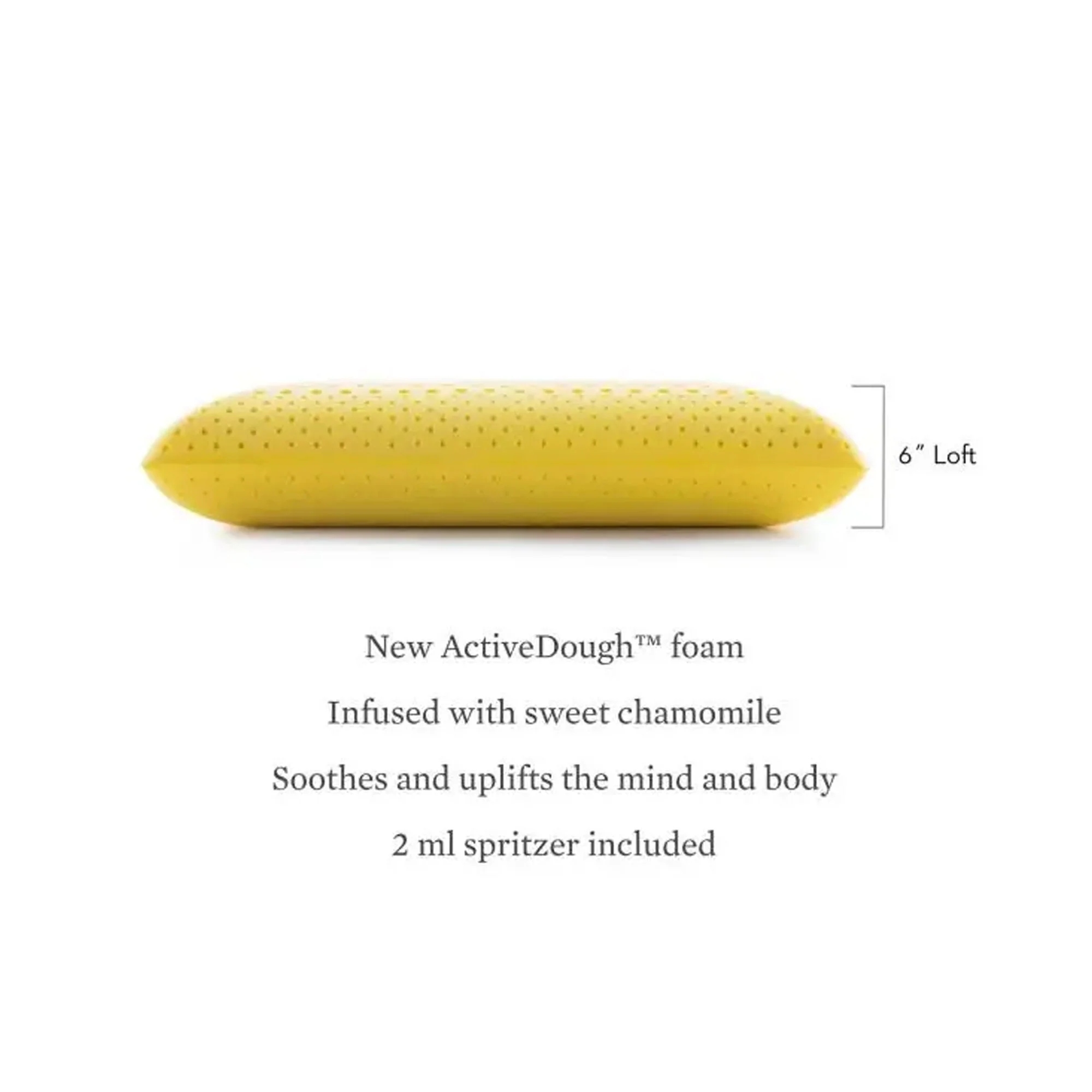 Malouf Z Zoned Chamomile Aromatherapy Pillow Yellow - Image 3