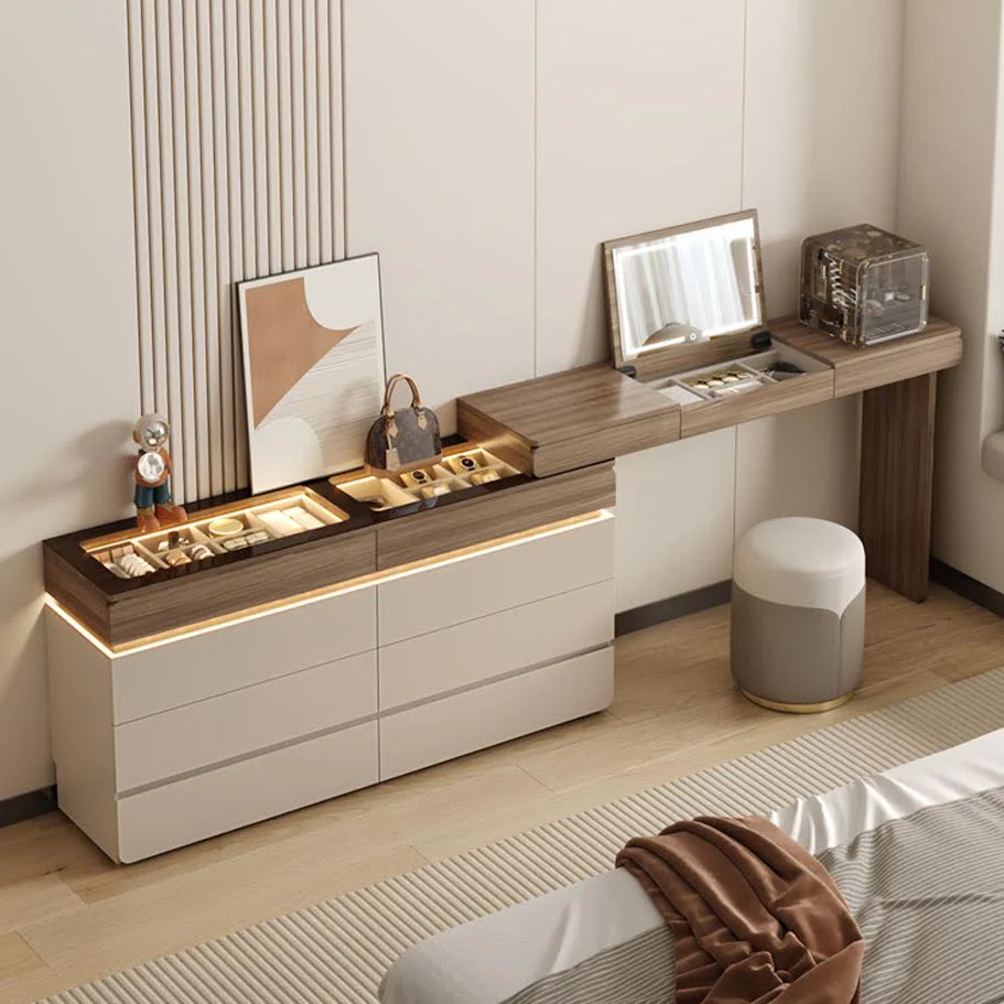Marco Extendable Dressing Table Wooden Top CA0724 - Image 2