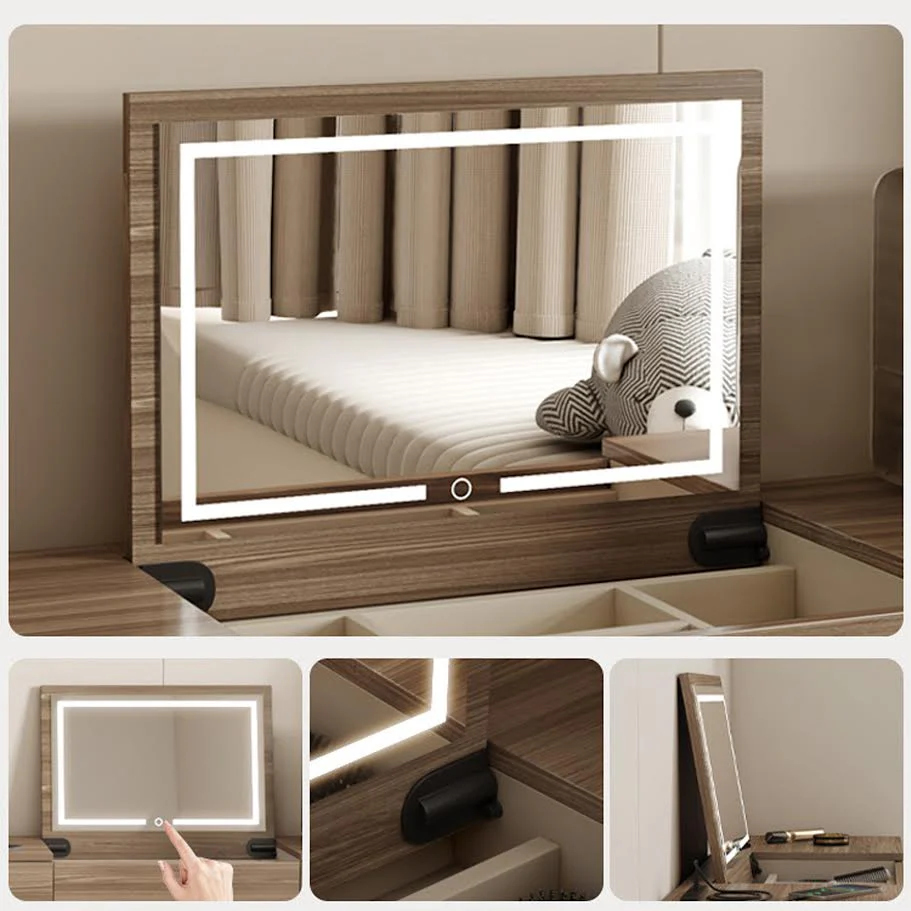 Marco Extendable Dressing Table Wooden Top CA0724 - Image 3