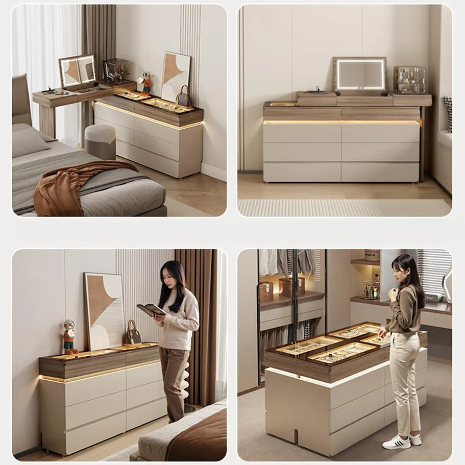 Marco Extendable Dressing Table Wooden Top CA0724 - Image 4