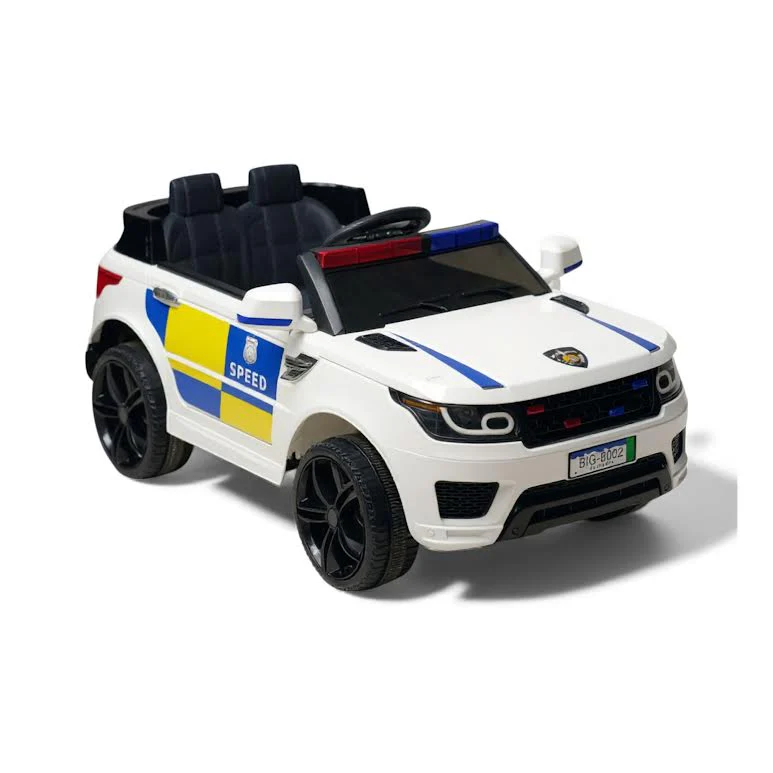 Range Rover style Design Kids Police Car Ride On White - Image 2