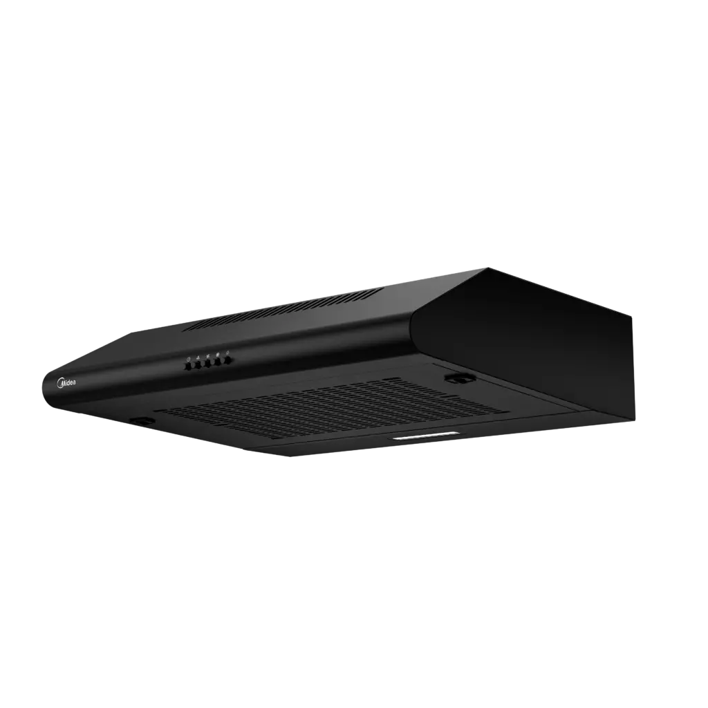 Midea 60cm Shelf Extractor Cooker Hood – Black 60F49-EM21 - Image 2
