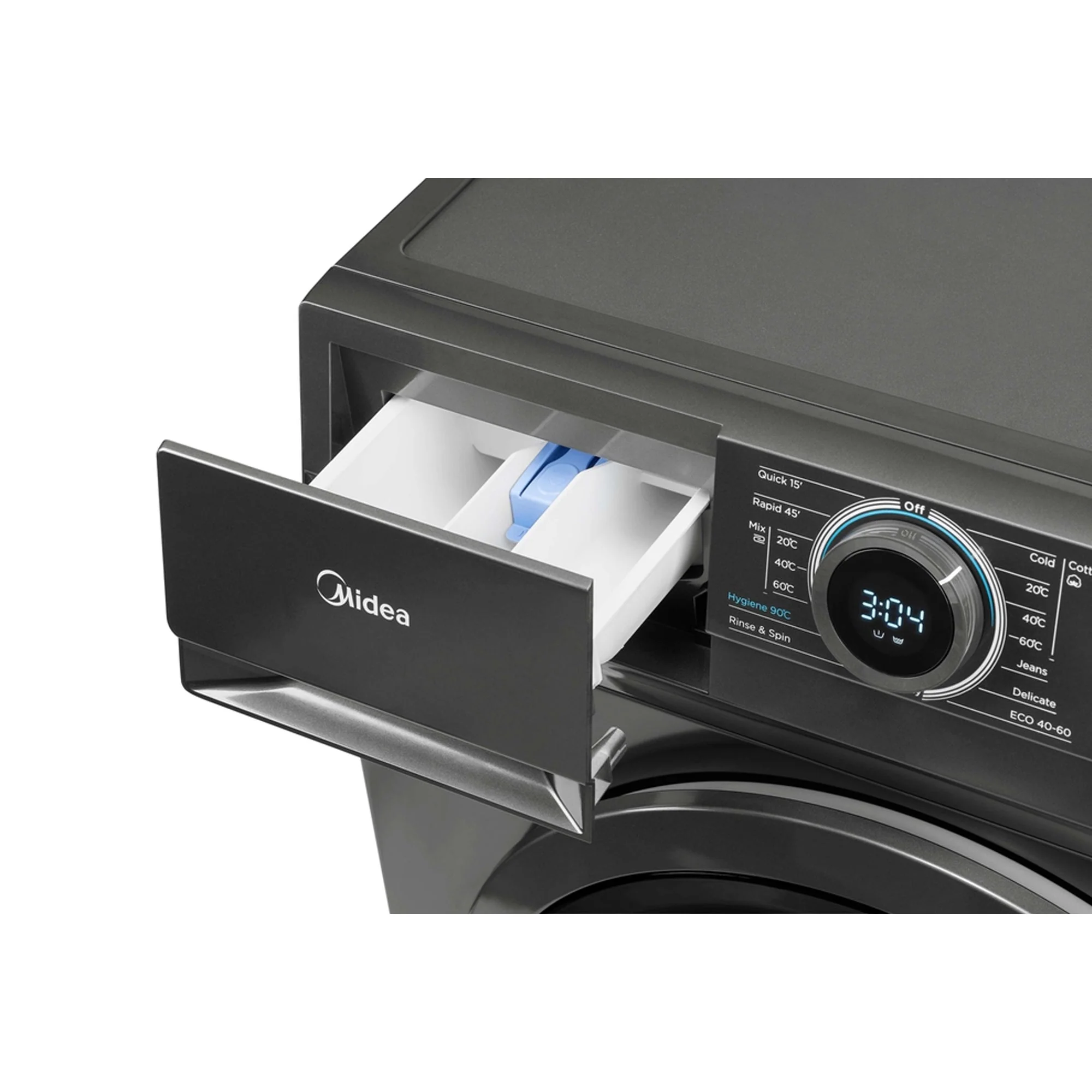 Midea 6kg Front Loader Washing Machine Titanium - Image 4