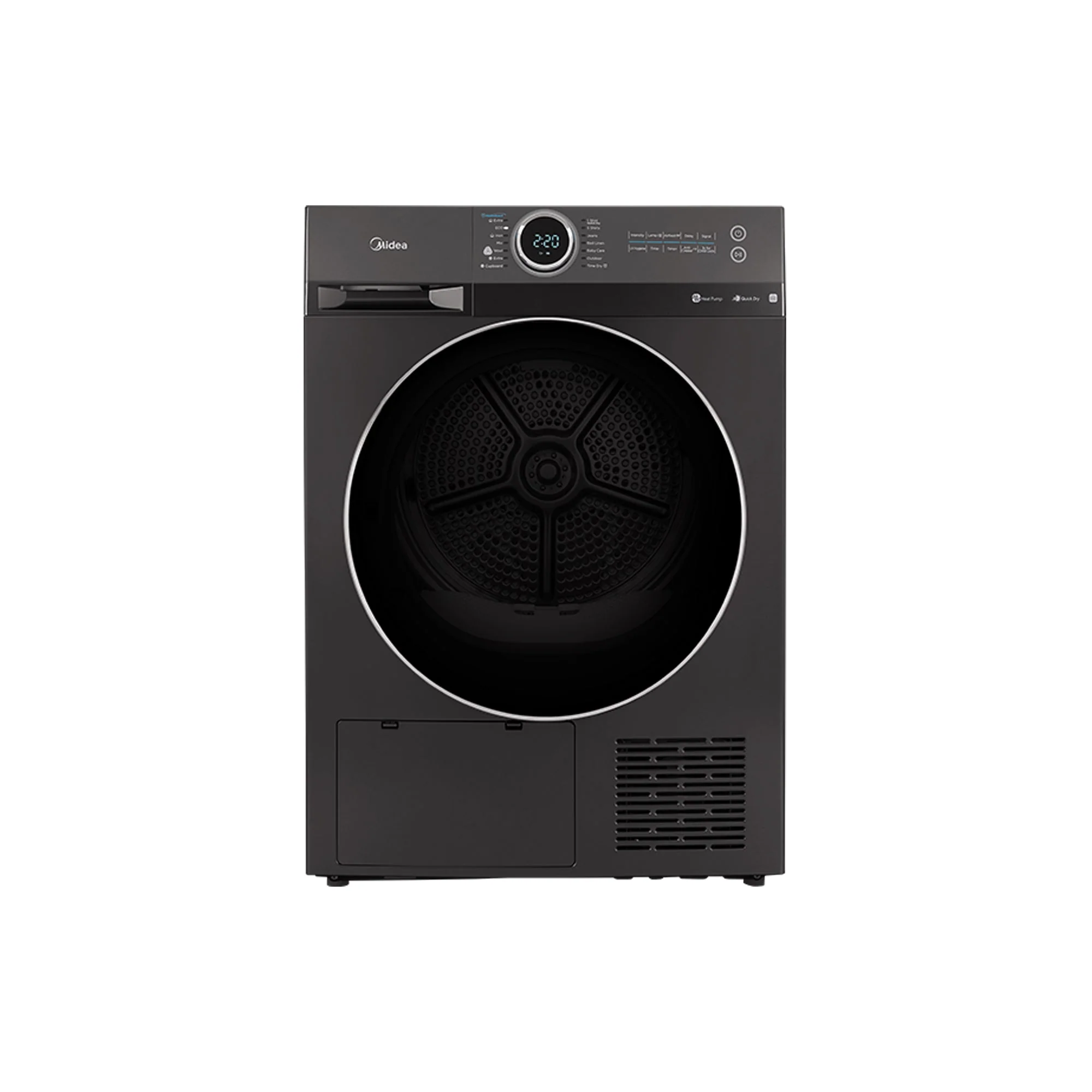 Midea 8kg Heat Pump Tumble Dryer with WiFi Titanium