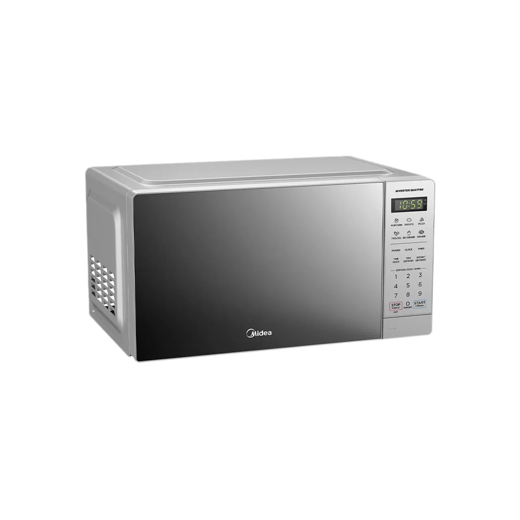 Midea Digital Smartwave Microwave Silver EM20 - Image 2
