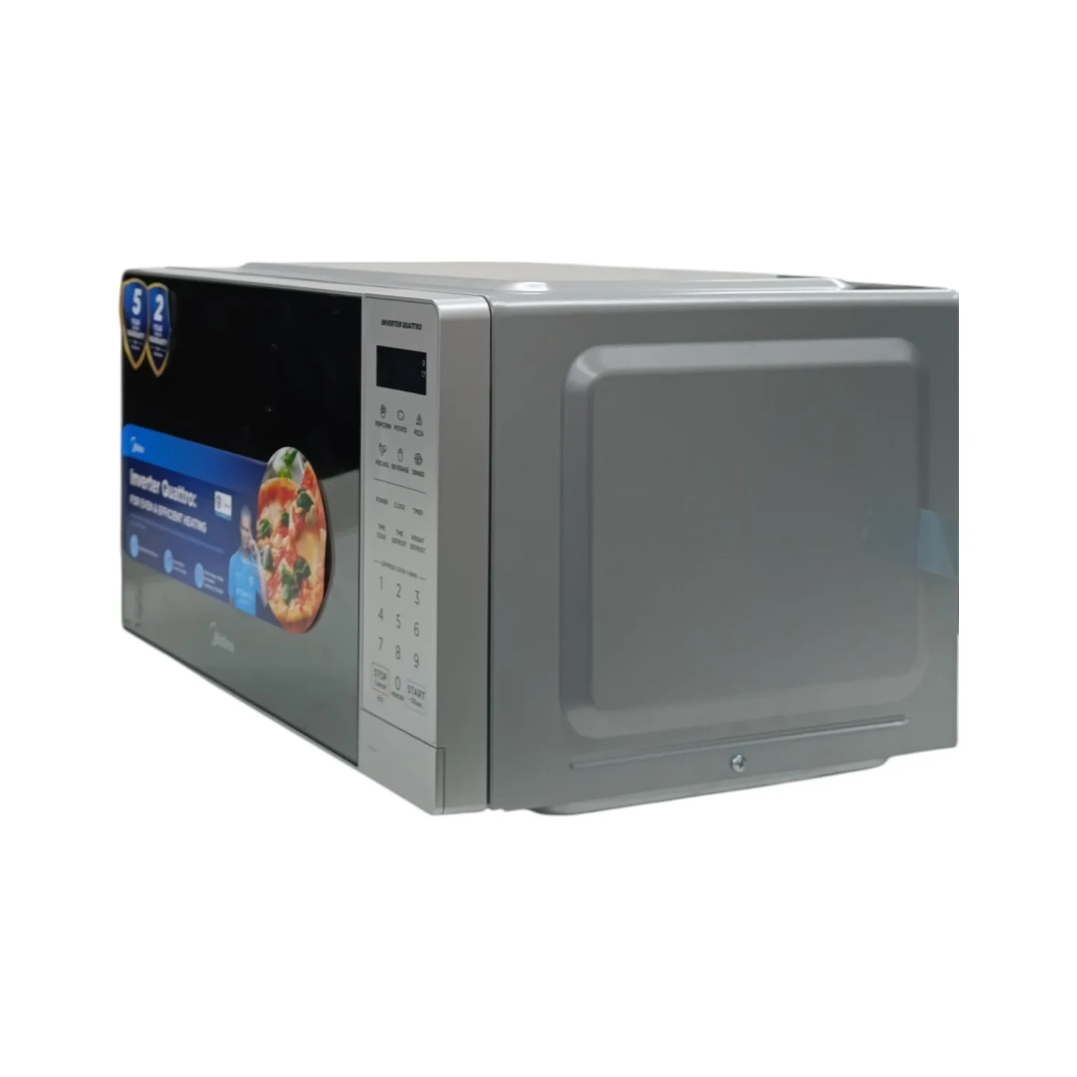 Midea Digital Smartwave Microwave Silver EM20 - Image 31