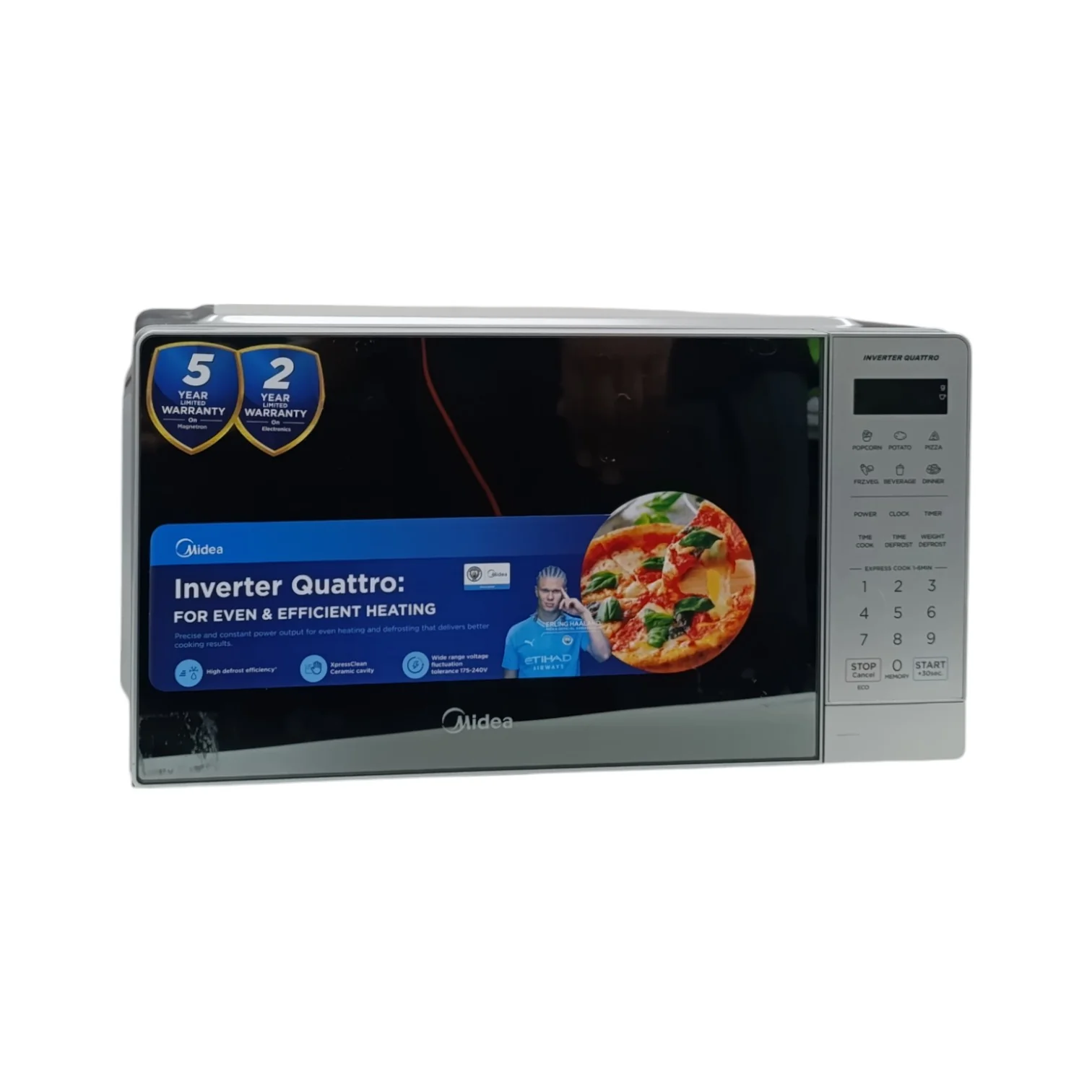 Midea Digital Smartwave Microwave Silver EM20 - Image 36