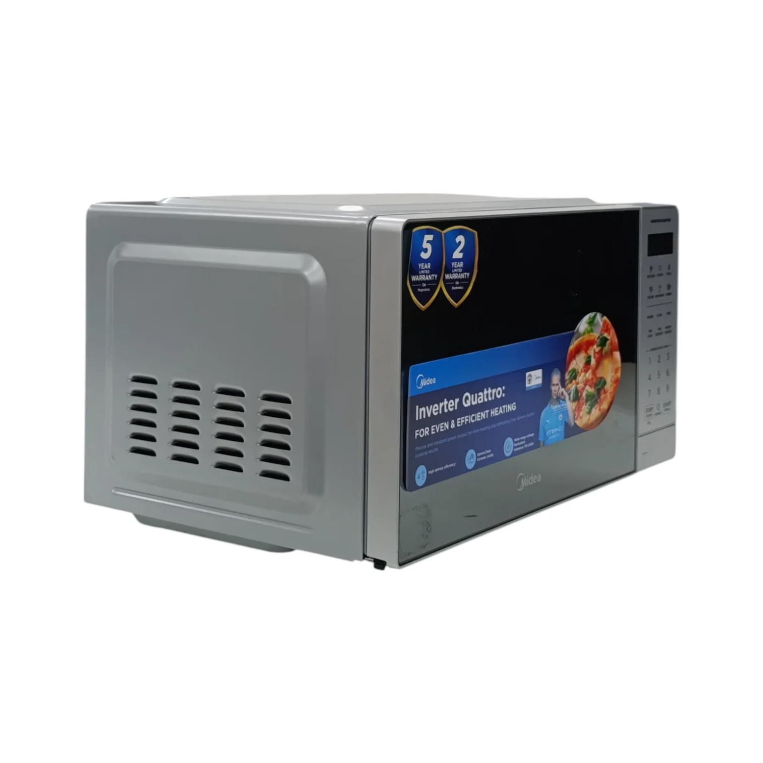 Midea Digital Smartwave Microwave Silver EM20 - Image 39