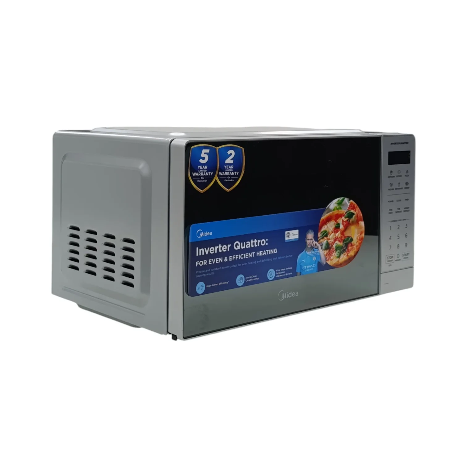 Midea Digital Smartwave Microwave Silver EM20 - Image 8