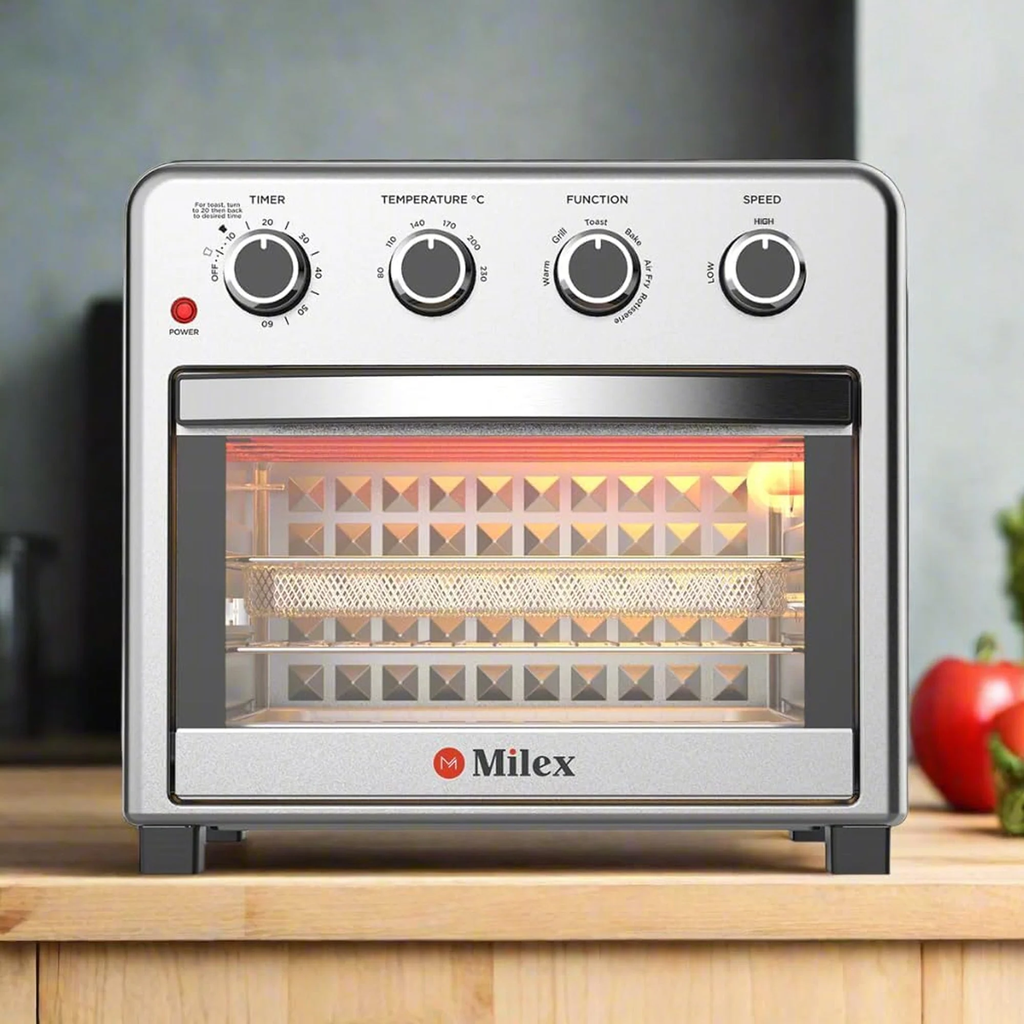 Milex 25Lt Air Chef Silver - Image 3