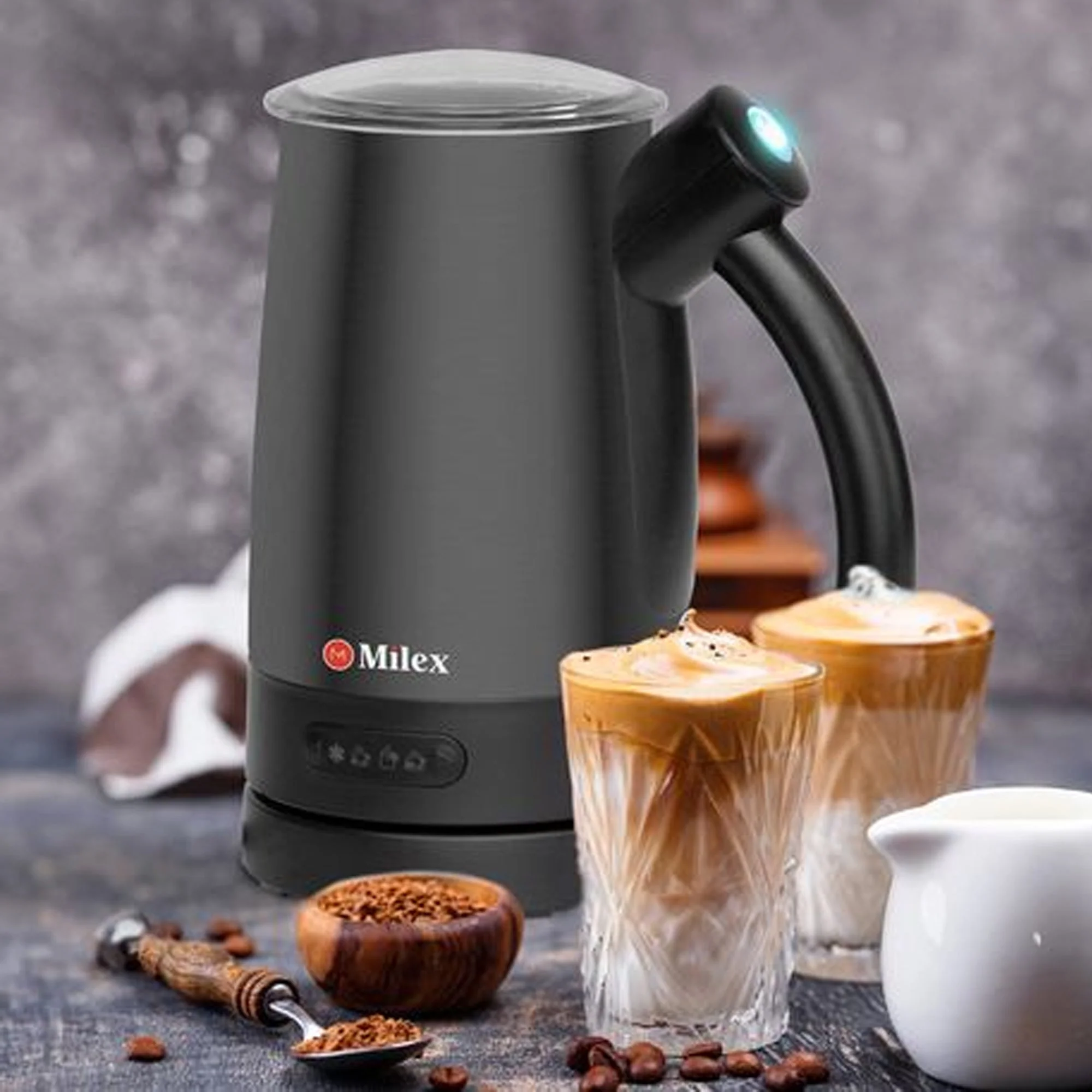 Milex Creamy Craft Milk Frother Black - Image 5