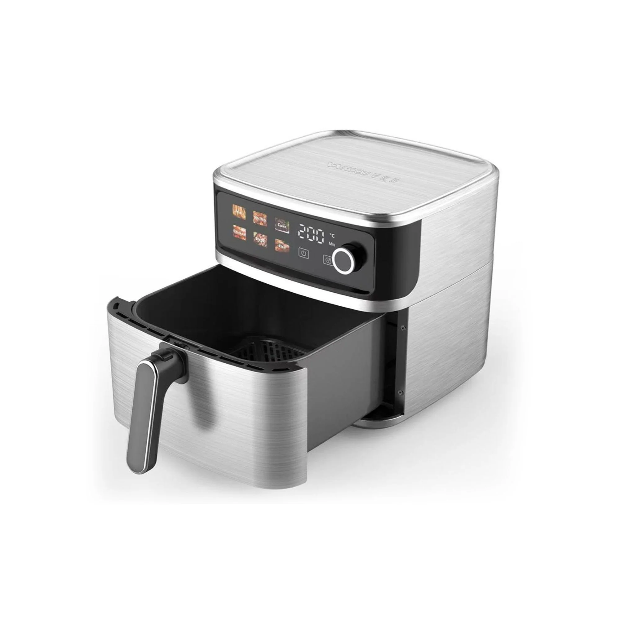 Milex Smart 8L Air Fryer Silver - Image 5