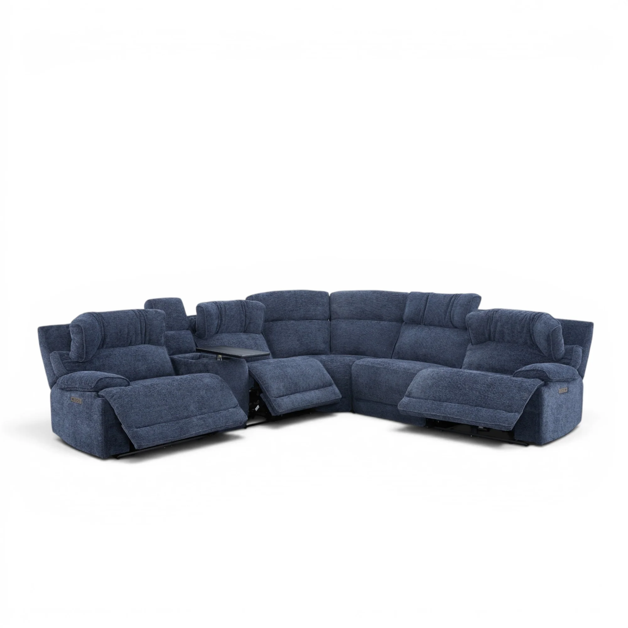 Modern Modular Sectional Fabric Electric Reclining Sofa Corner EU-71287M - Image 16