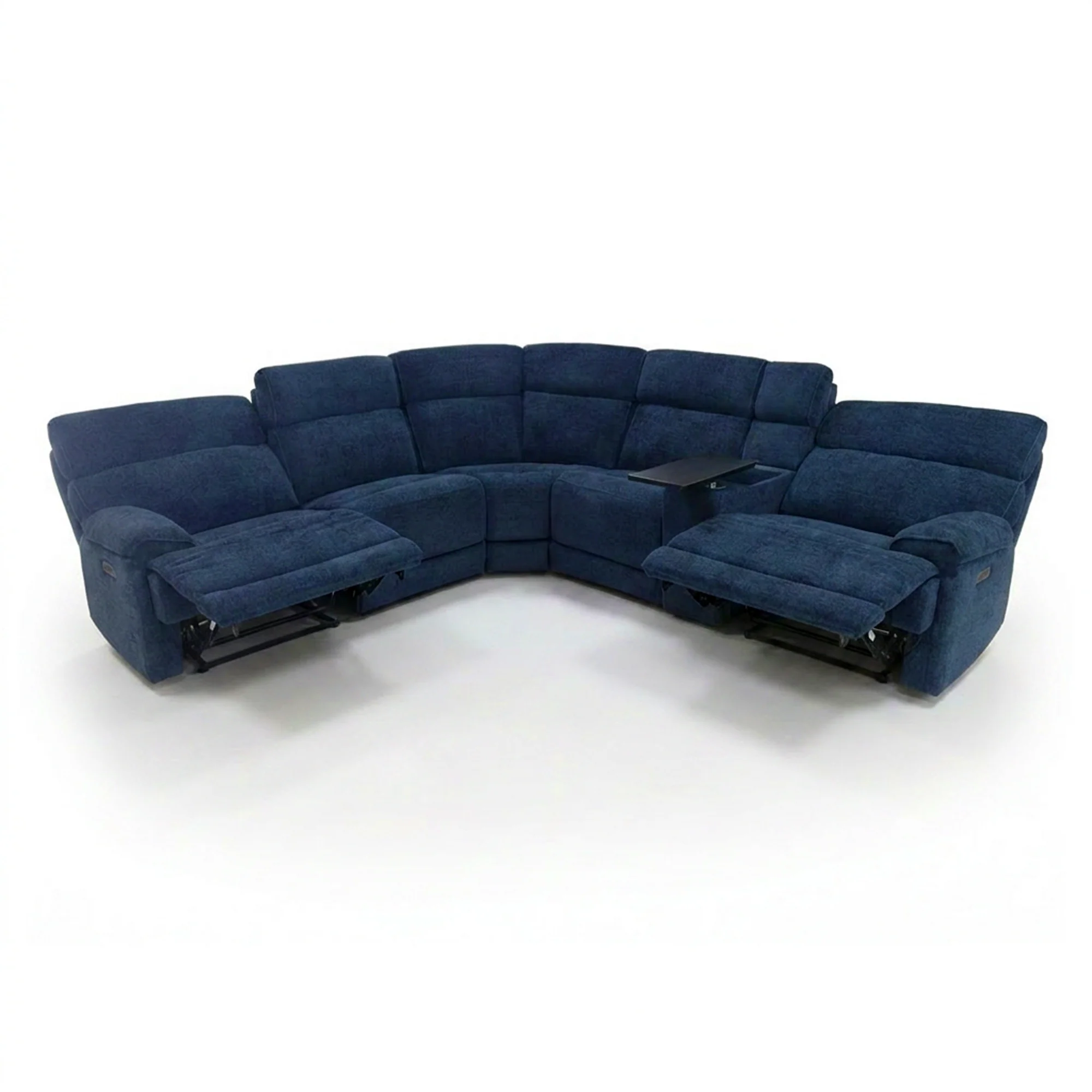 Modern Modular Sectional Fabric Electric Reclining Sofa Corner EU-71287M - Image 4
