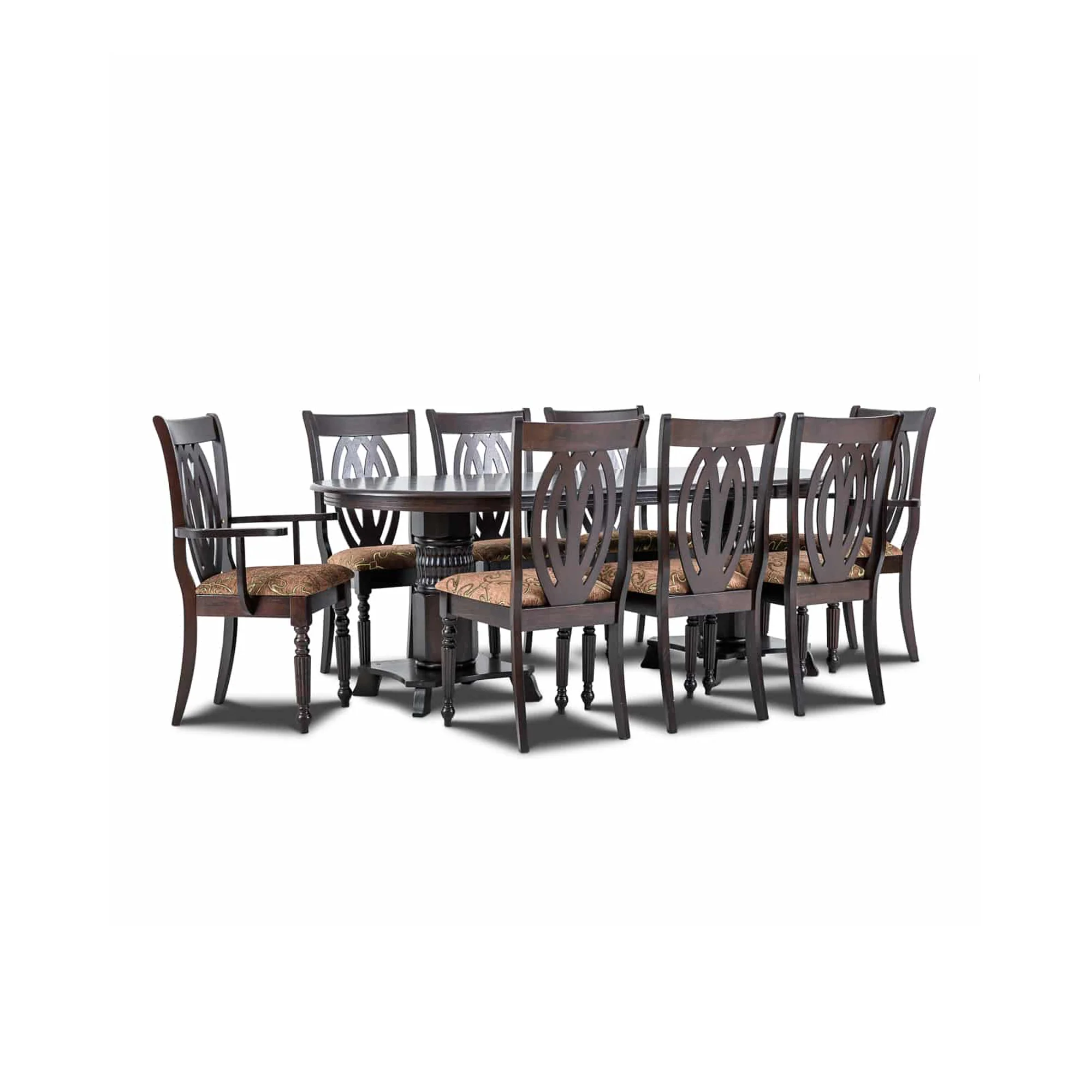 MW40 Dining Set 1+8 – Cappuccino - Image 3