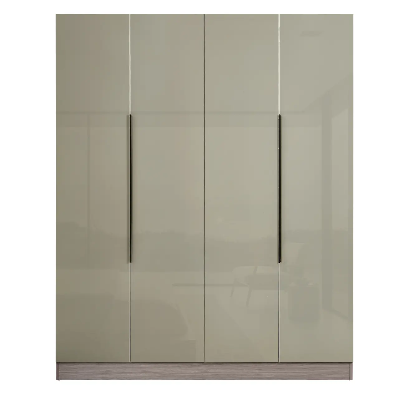 MW4G 4 Door High Gloss Wardrobe - Image 3