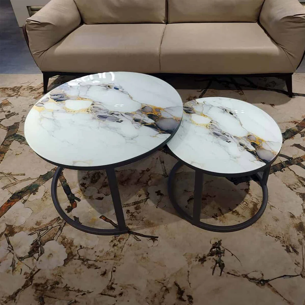 2-Piece Round Coffee Table Set MWCT2P04 - Image 2