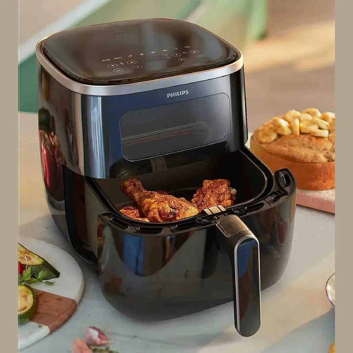 Philips 3000 Series Digital Window XL Airfryer Black -  HD9257/80 - Image 3