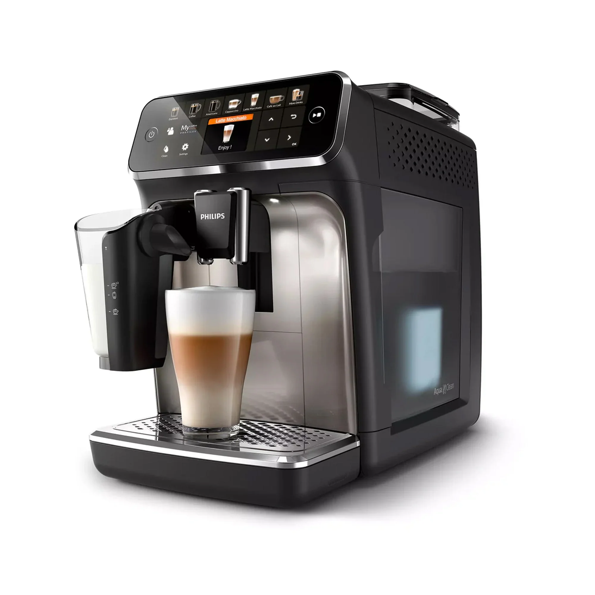 Philips 5400 Series Fully Automatic Coffee Machine Black - Image 2
