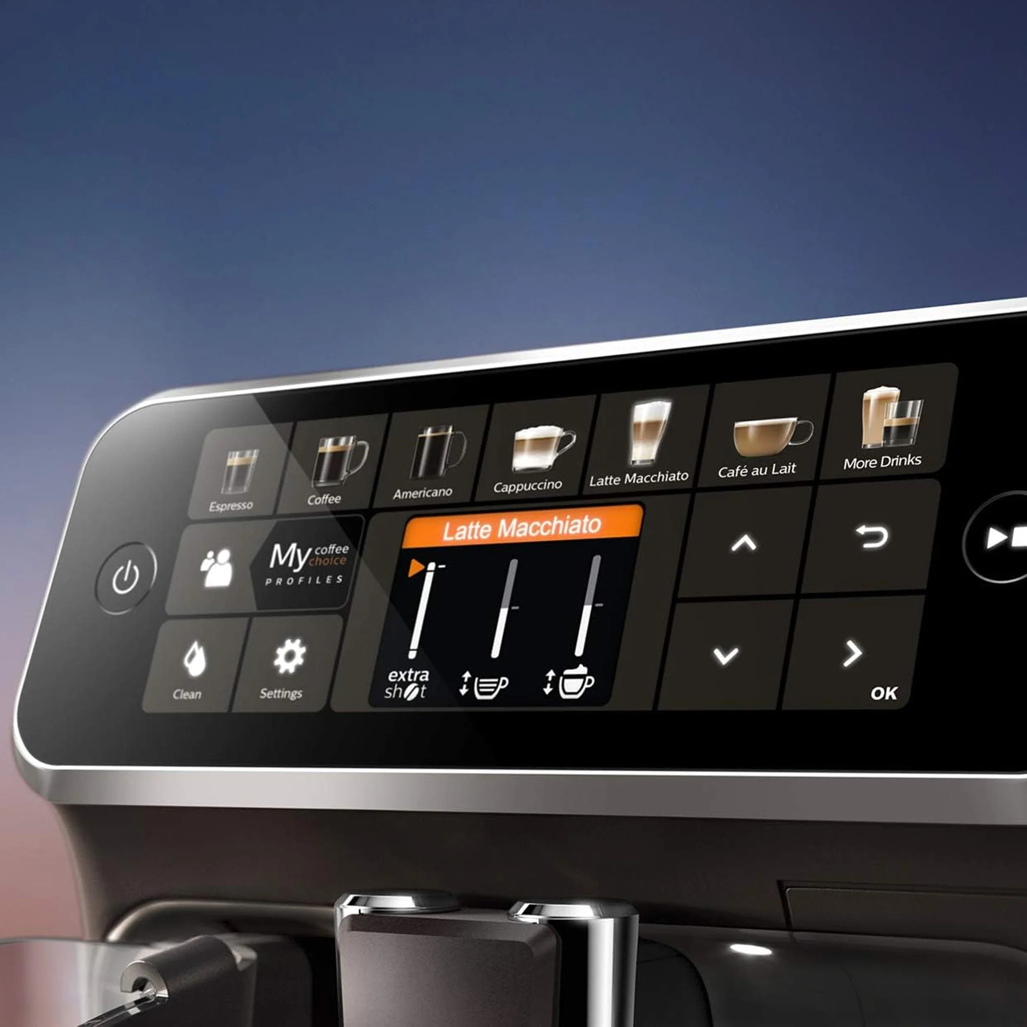 Philips 5400 Series Fully Automatic Coffee Machine Black - Image 3