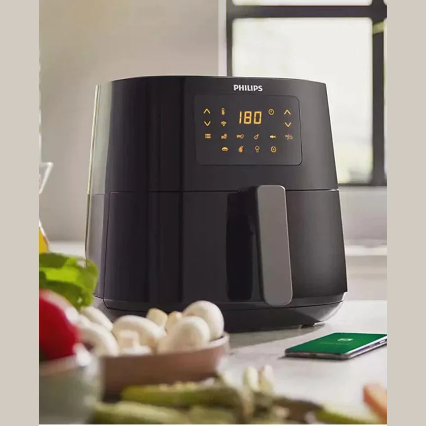 Philips Essential Connect XL Air Fryer 6.2L Black - HD9280/91 - Image 3