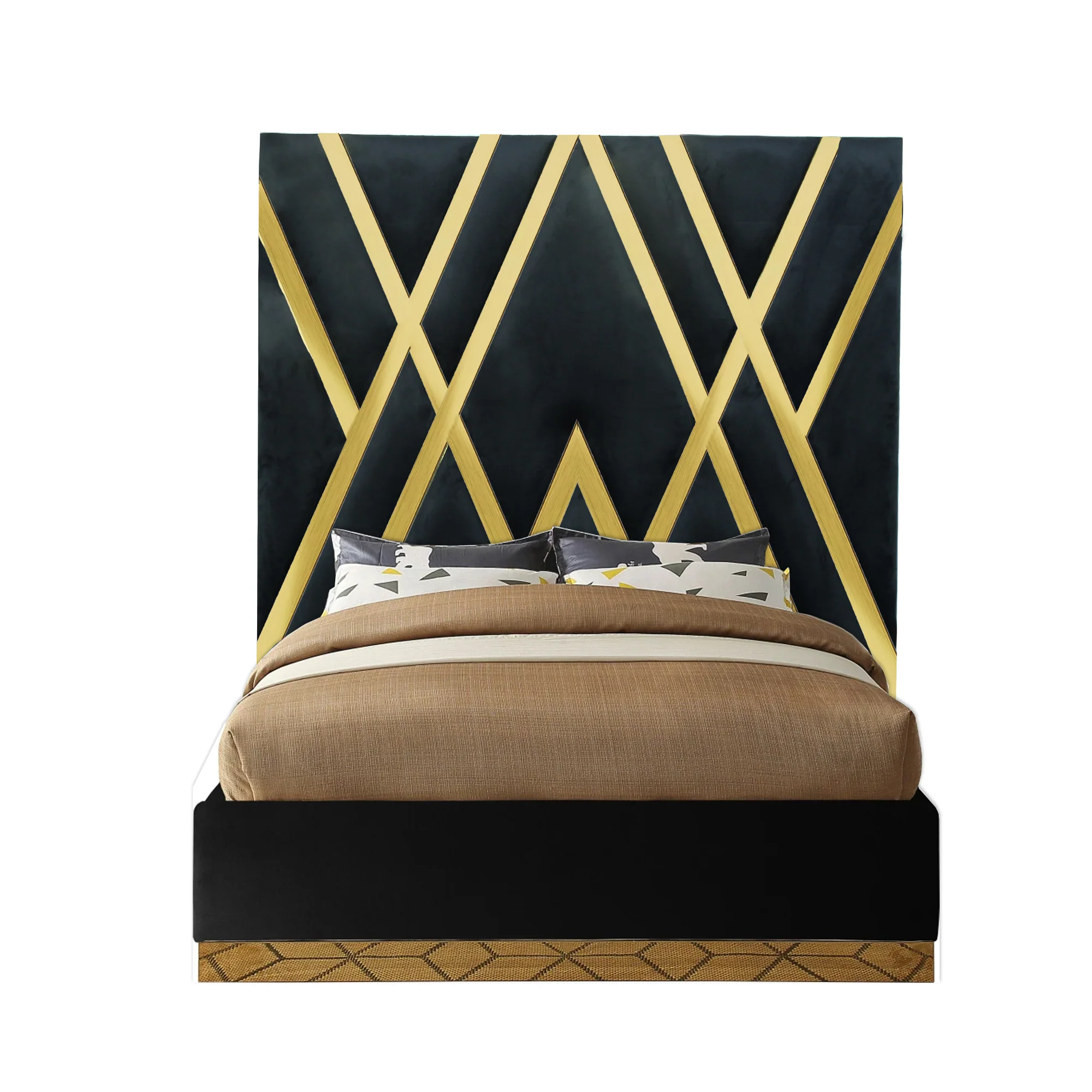 Apex Headboard Black & Gold - Image 3