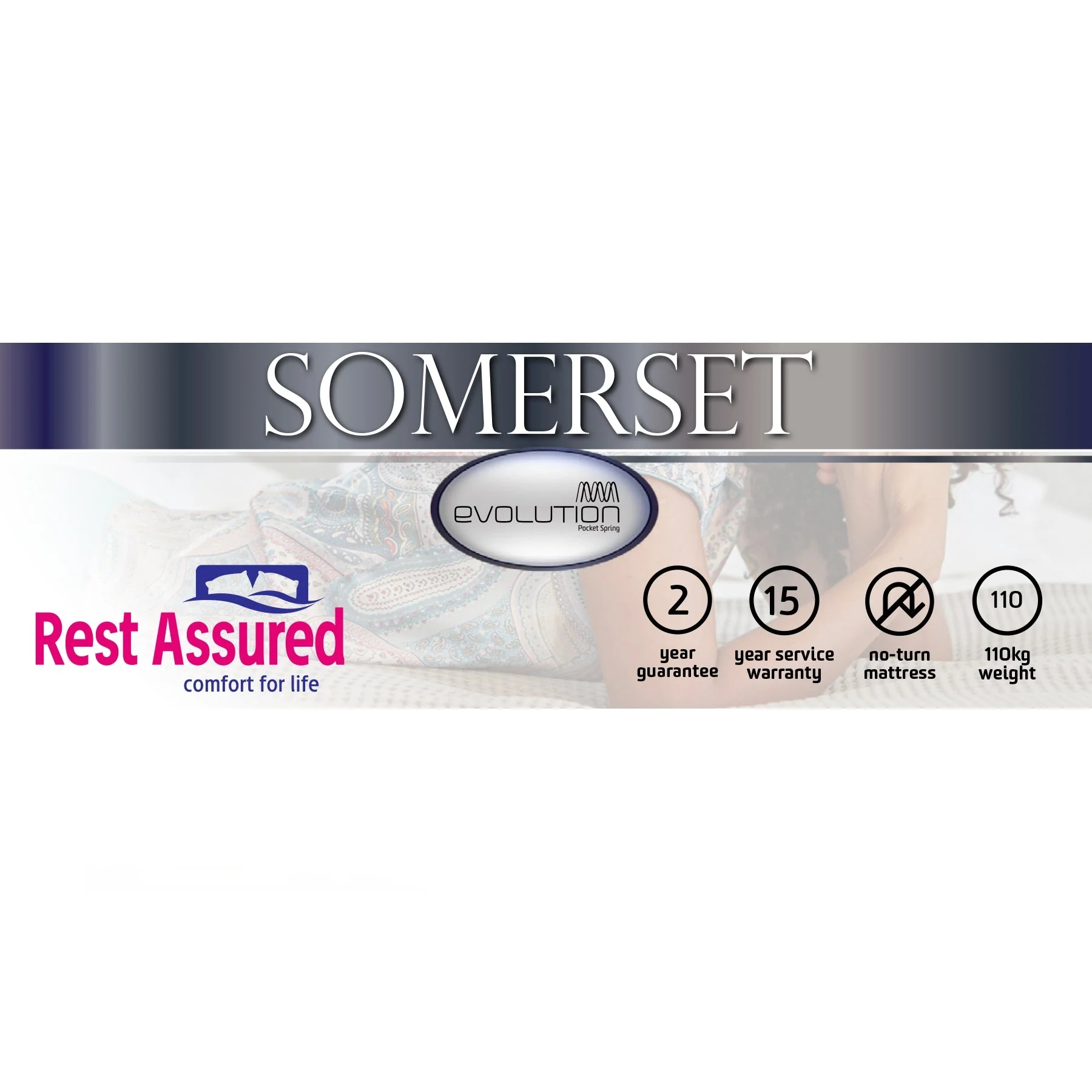 Rest Assured Somerset Single Bed - Image 2
