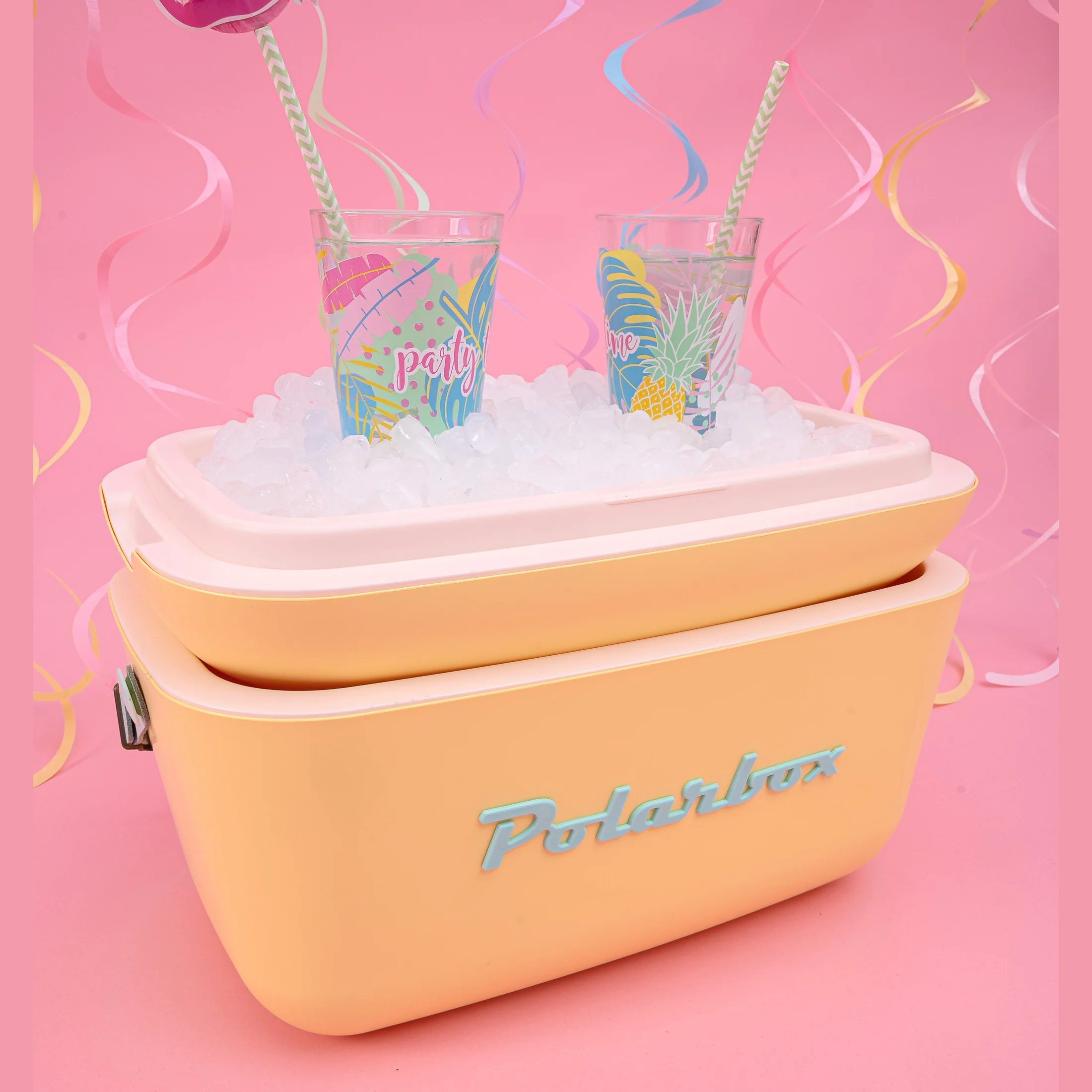 Retro 12L Polarbox Cooler - yellow - Image 5