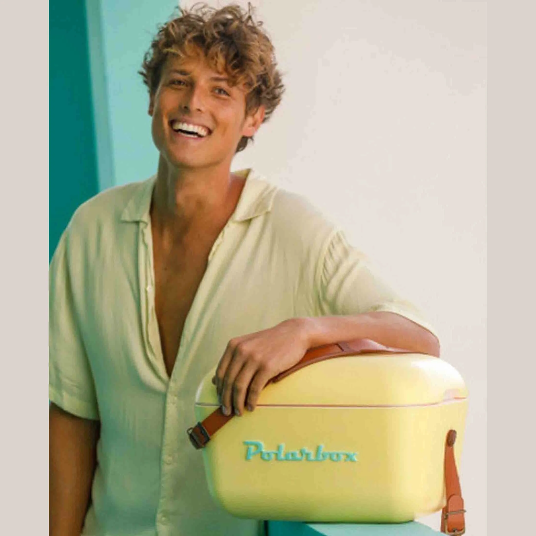 Retro 12L Polarbox Cooler - yellow - Image 7