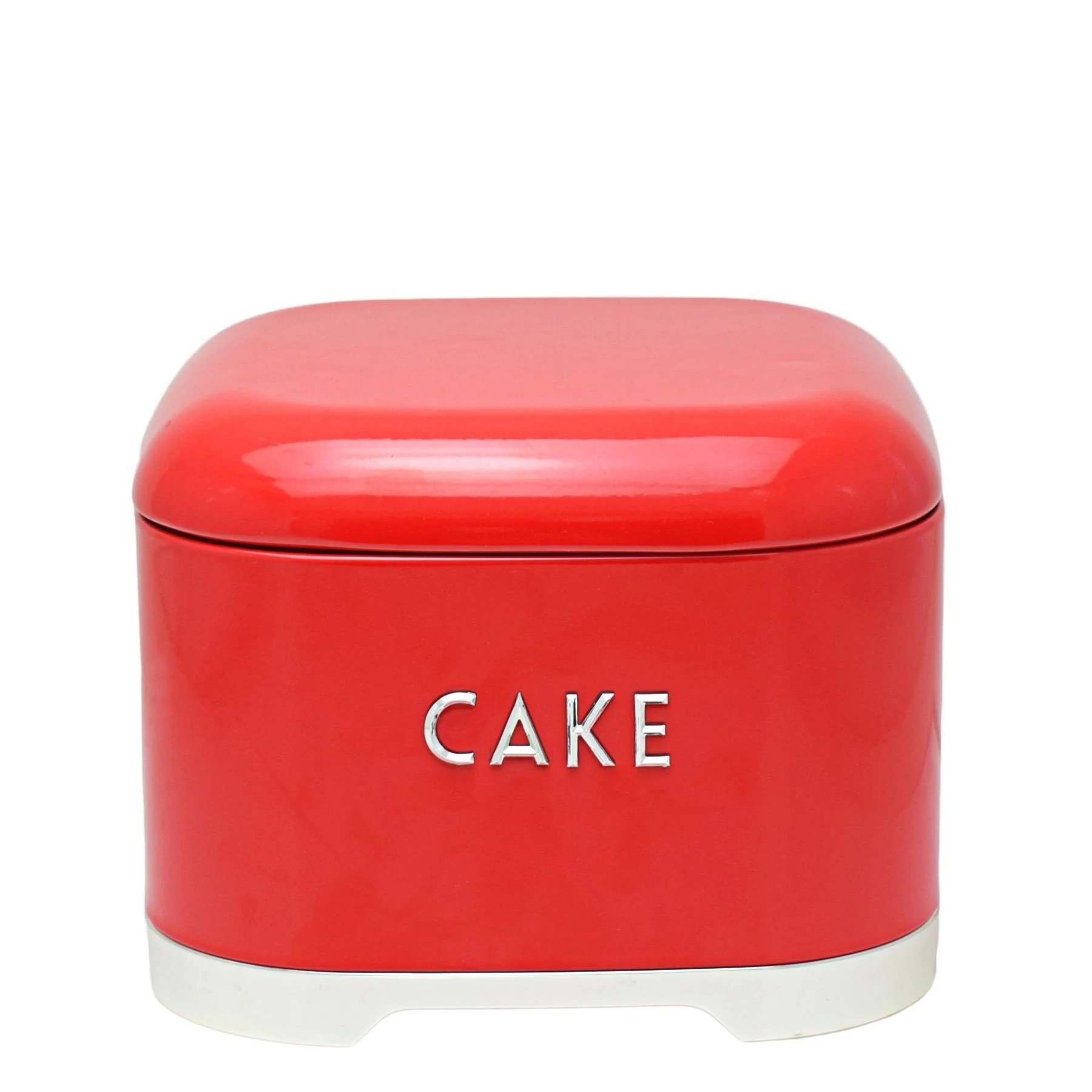 Retro Cake Tin - Red