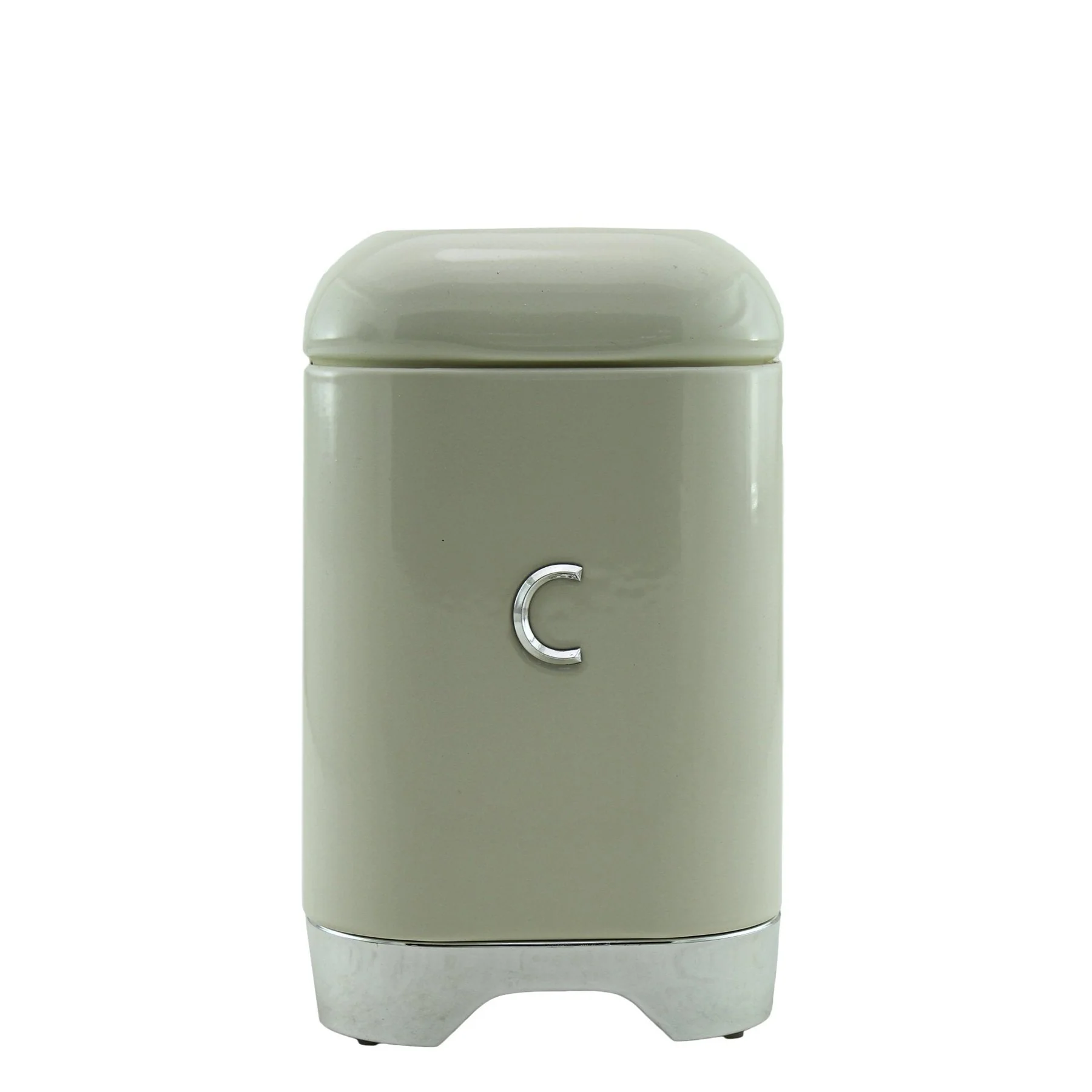 Retro Coffee Tin - Cream