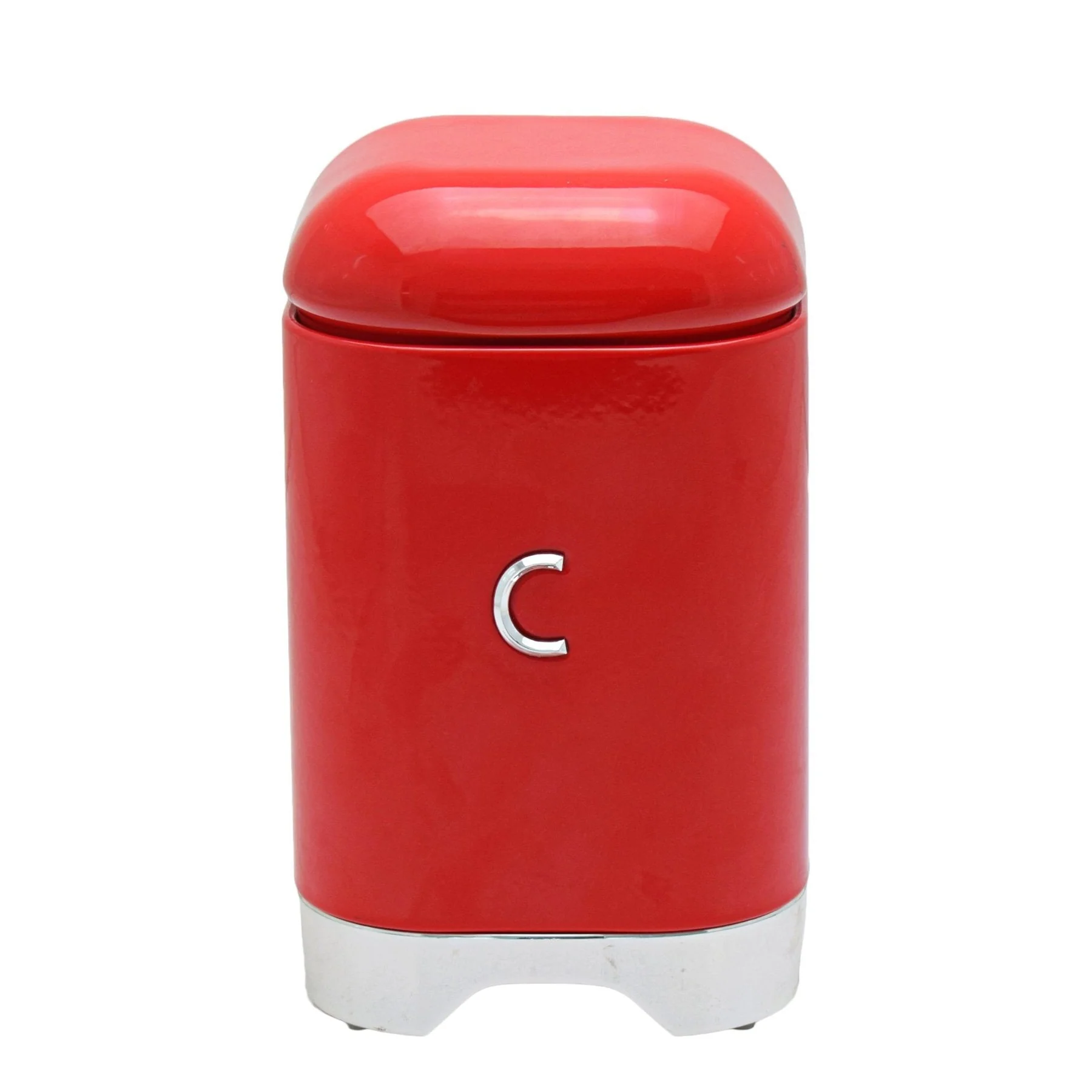 Retro Coffee Tin - Red