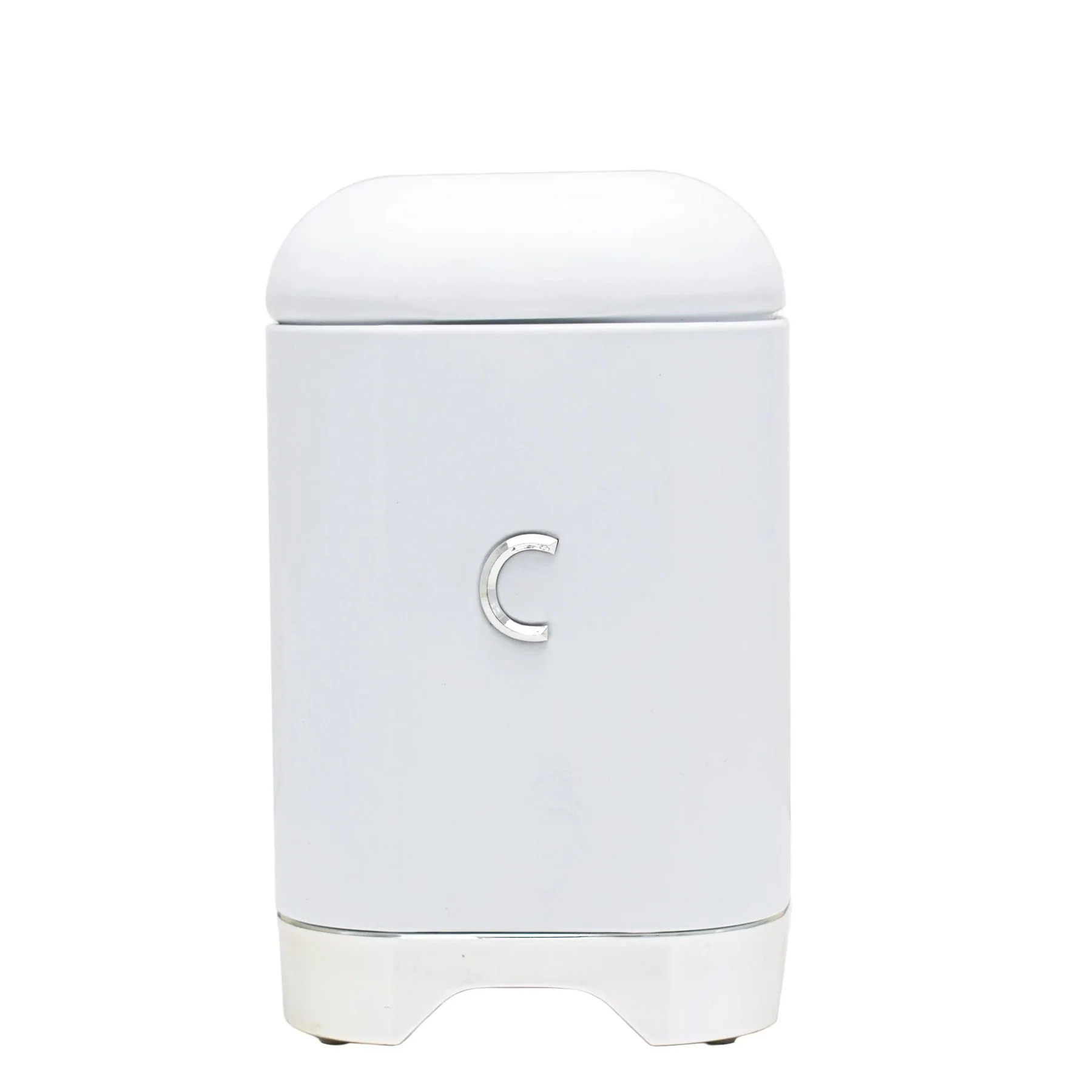 Retro Coffee Tin - White