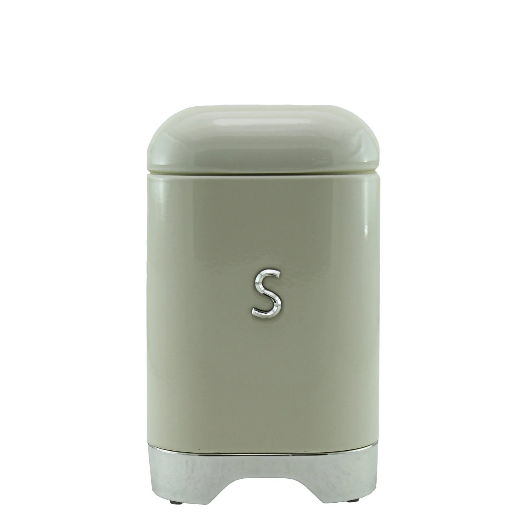 Retro Sugar Tin - Cream