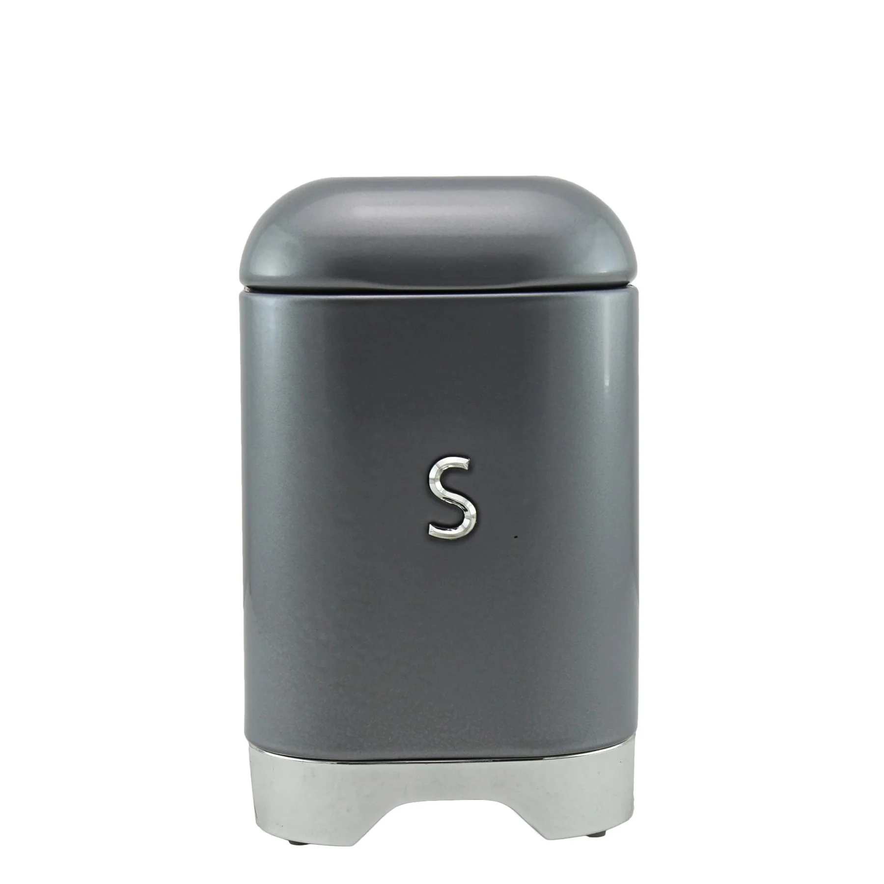 Retro Sugar Tin - Silver