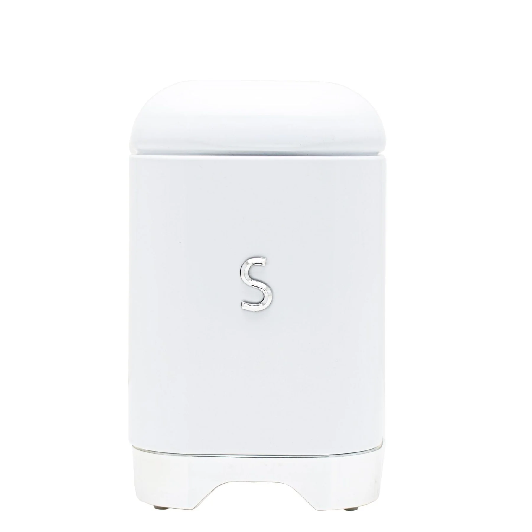 Retro Sugar Tin - White