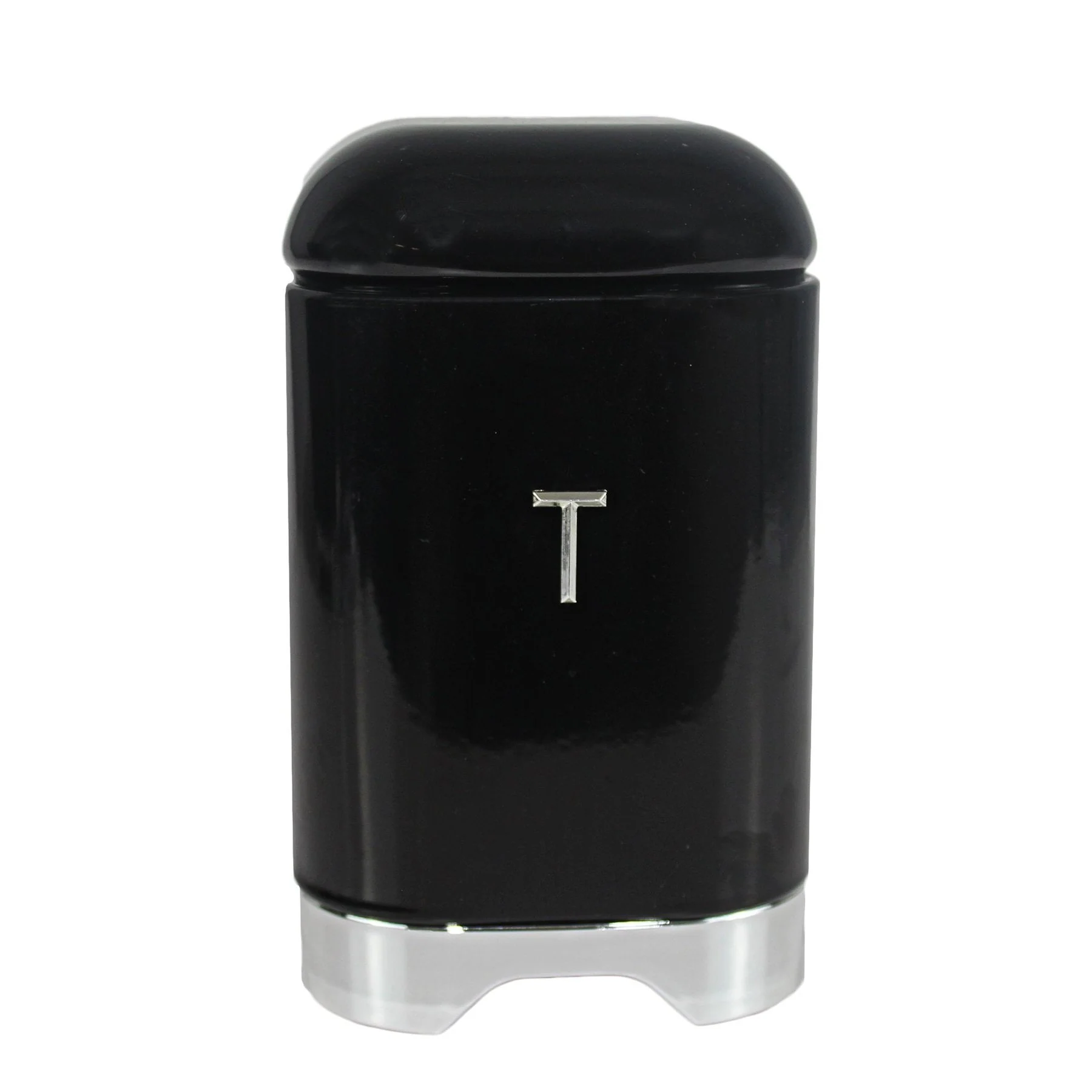 Retro Tea Bag Tin - Black