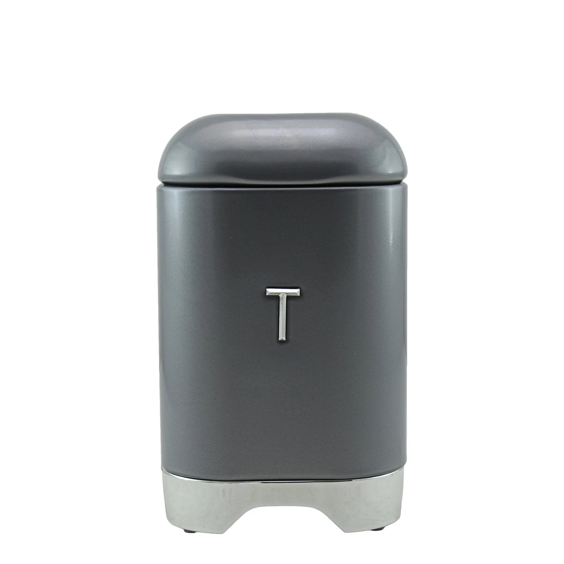 Retro Tea Bag Tin - Silver