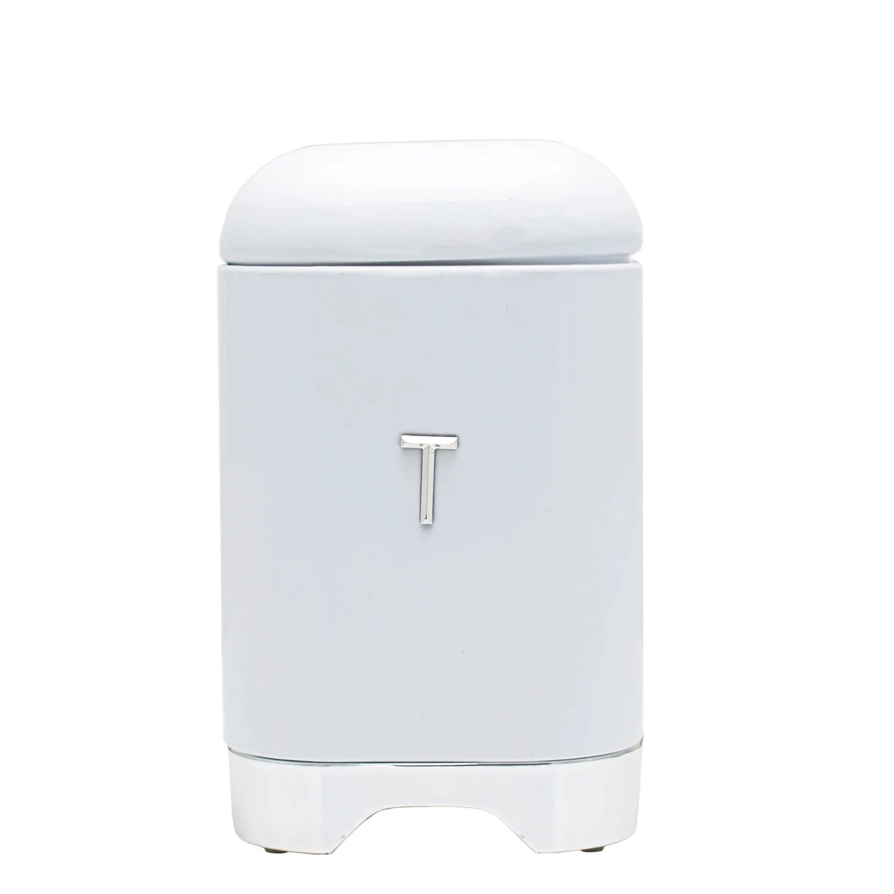 Retro Tea Tin - White