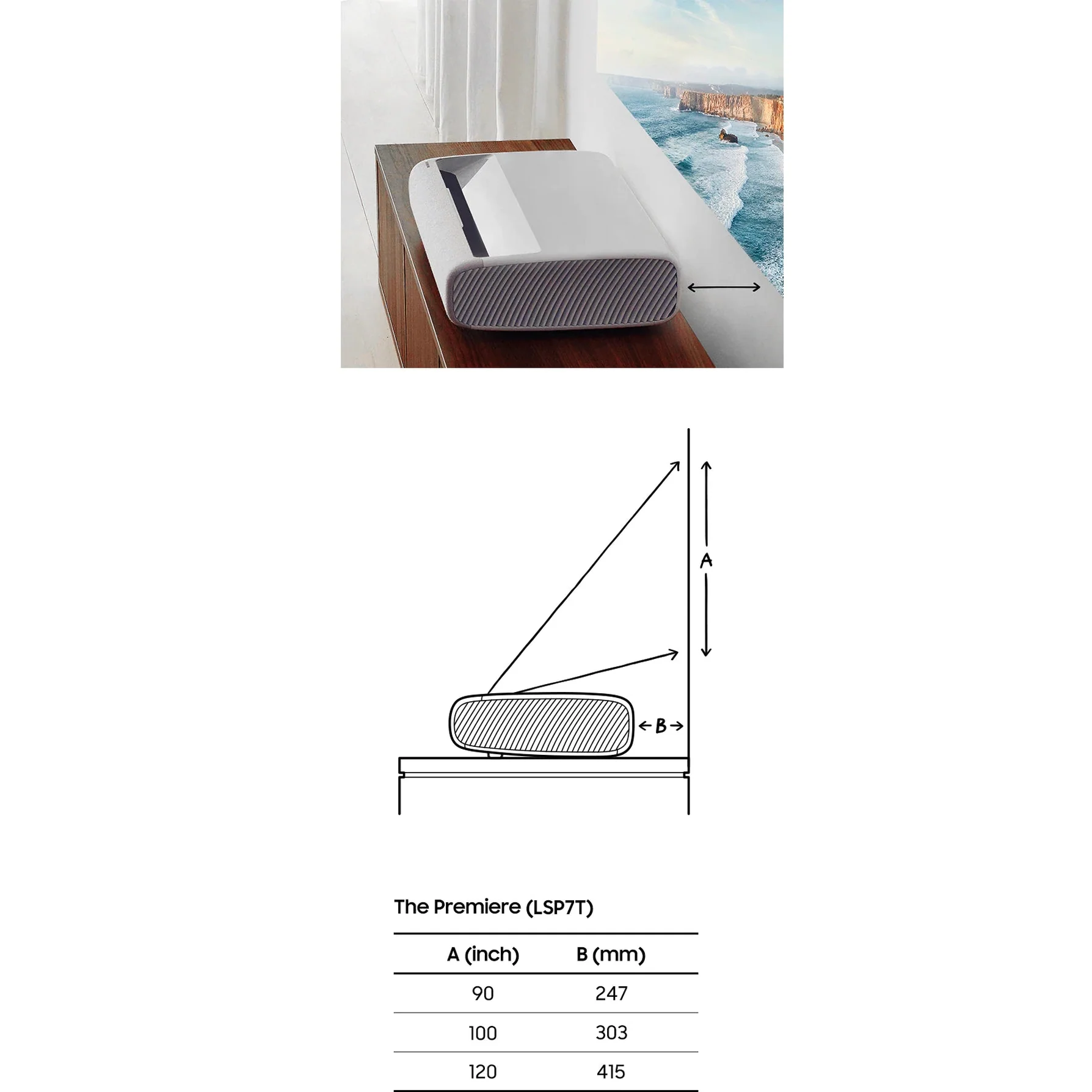 SAMSUNG 130" THE PREMIERE LSP9T 4K SMART TRIPLE LASER PROJECTOR - Image 8